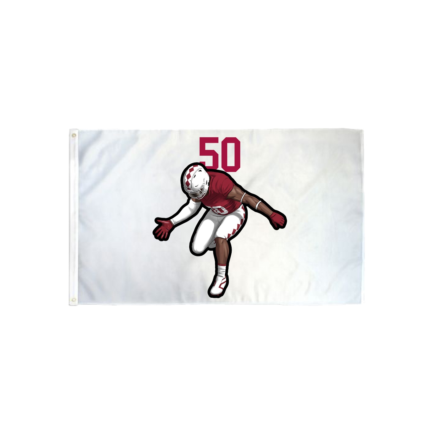 3x5 Flag — Number Top in Classic
