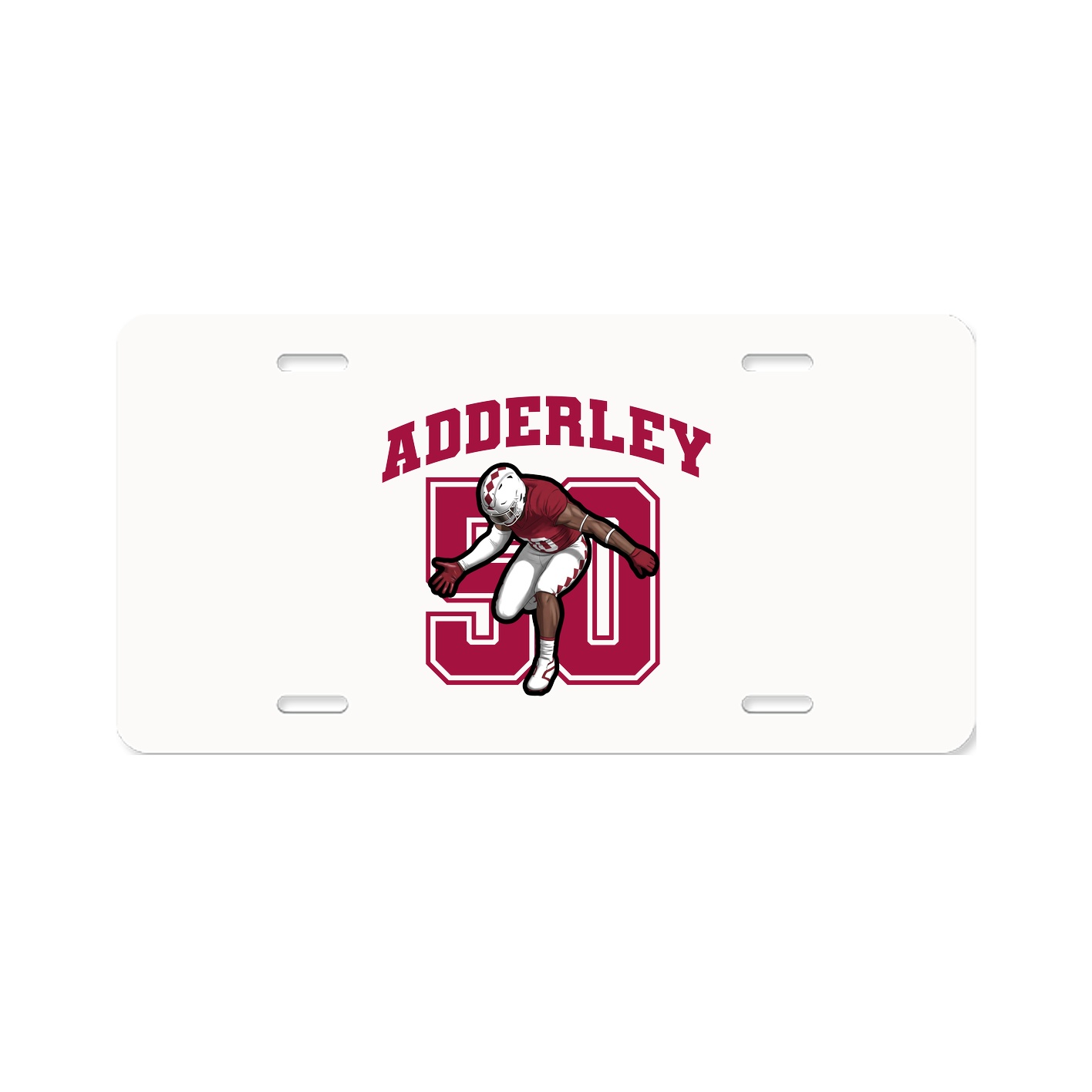 License Plate — Number in Classic