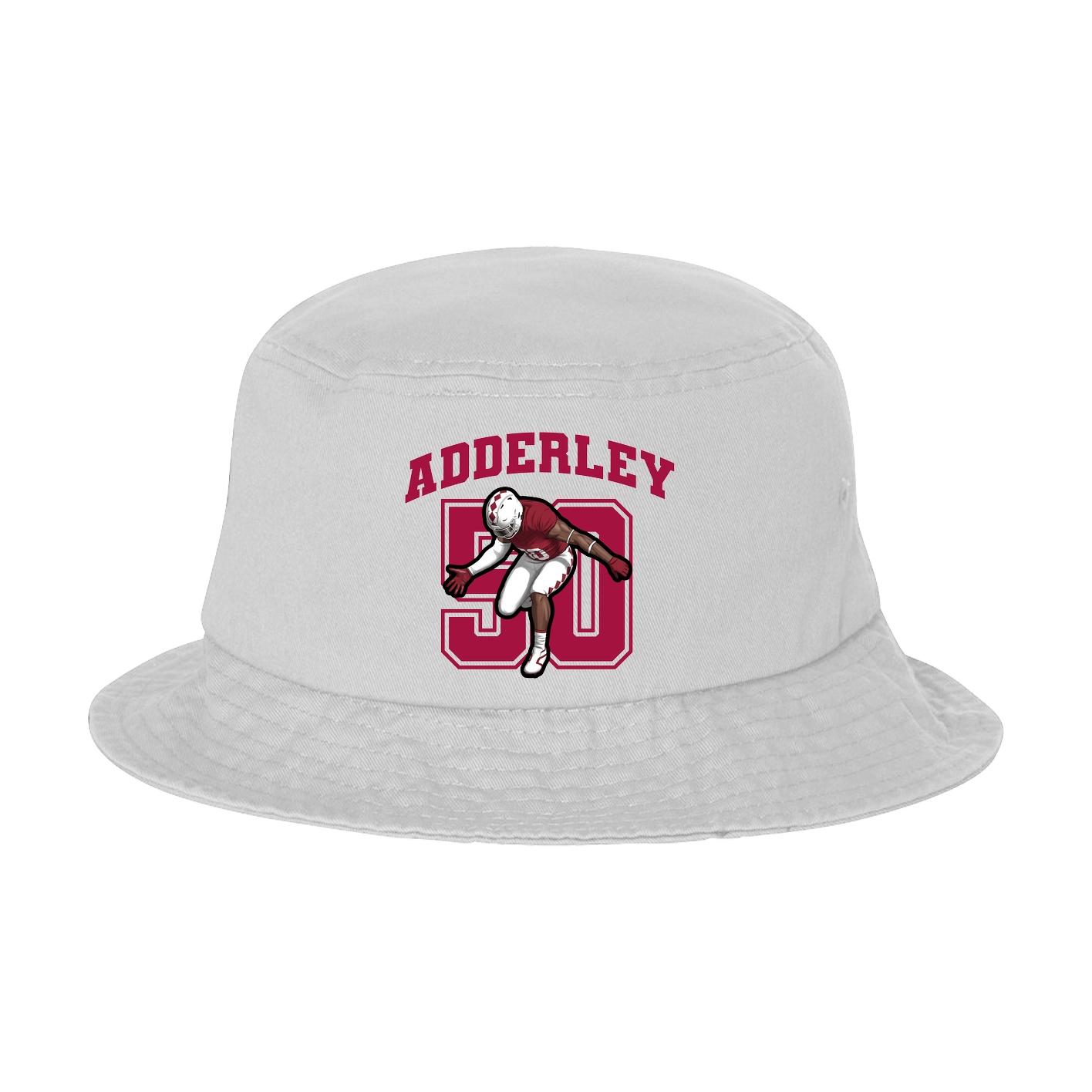Bucket Cap — Number in White