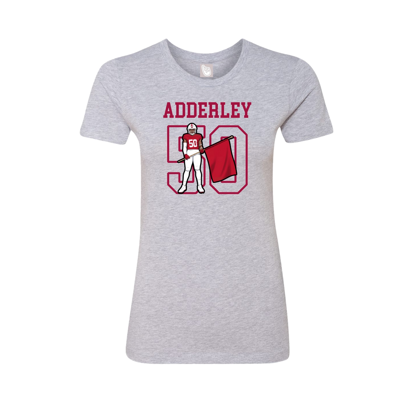 Fitted Women's Tee — Shirsey in Grey