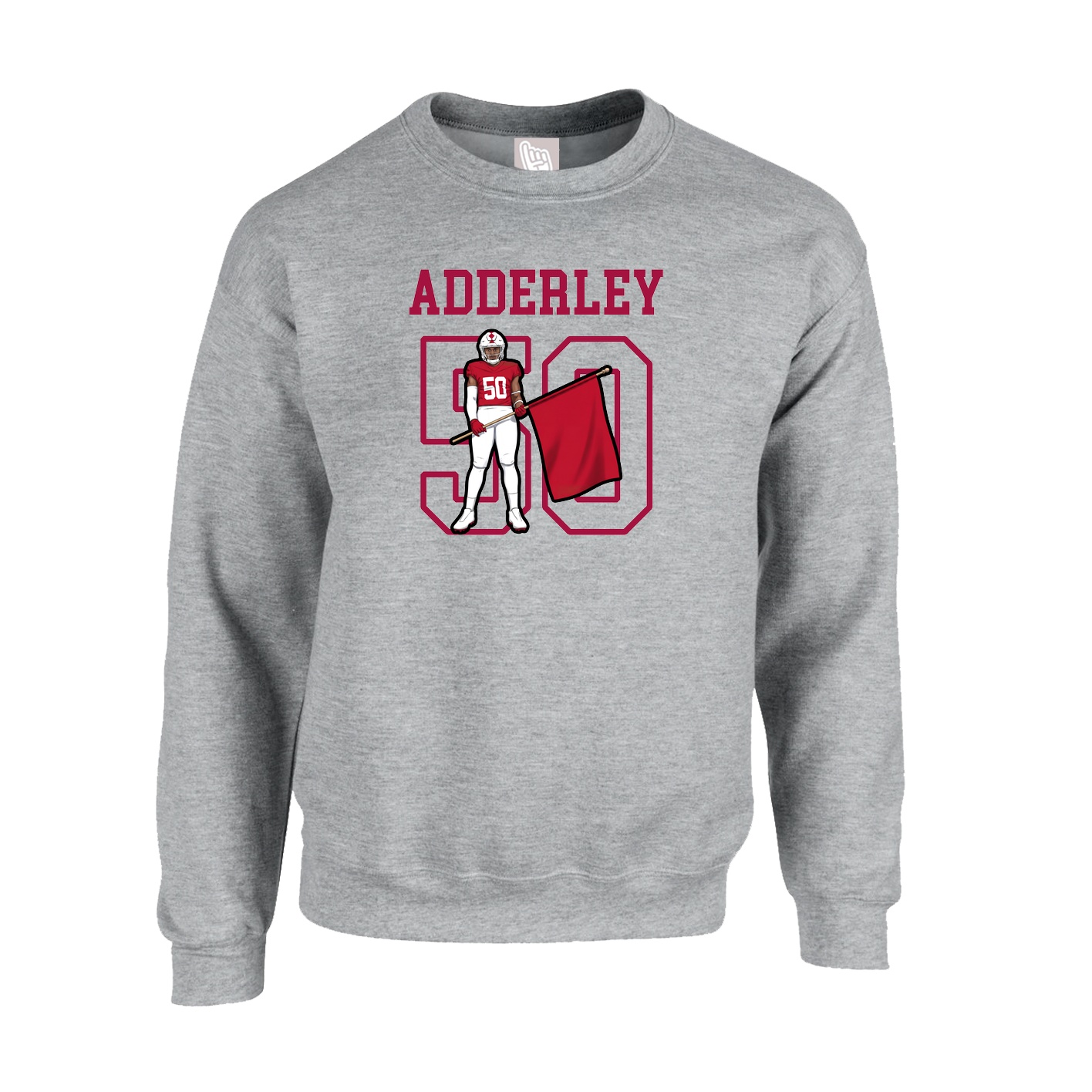 Fleece Crew — Shirsey in Grey