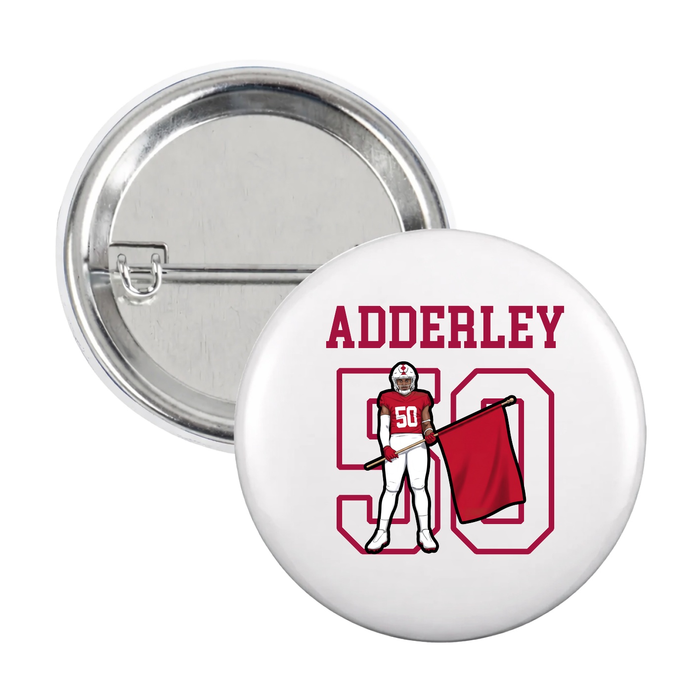 Game Day Button — Shirsey in White