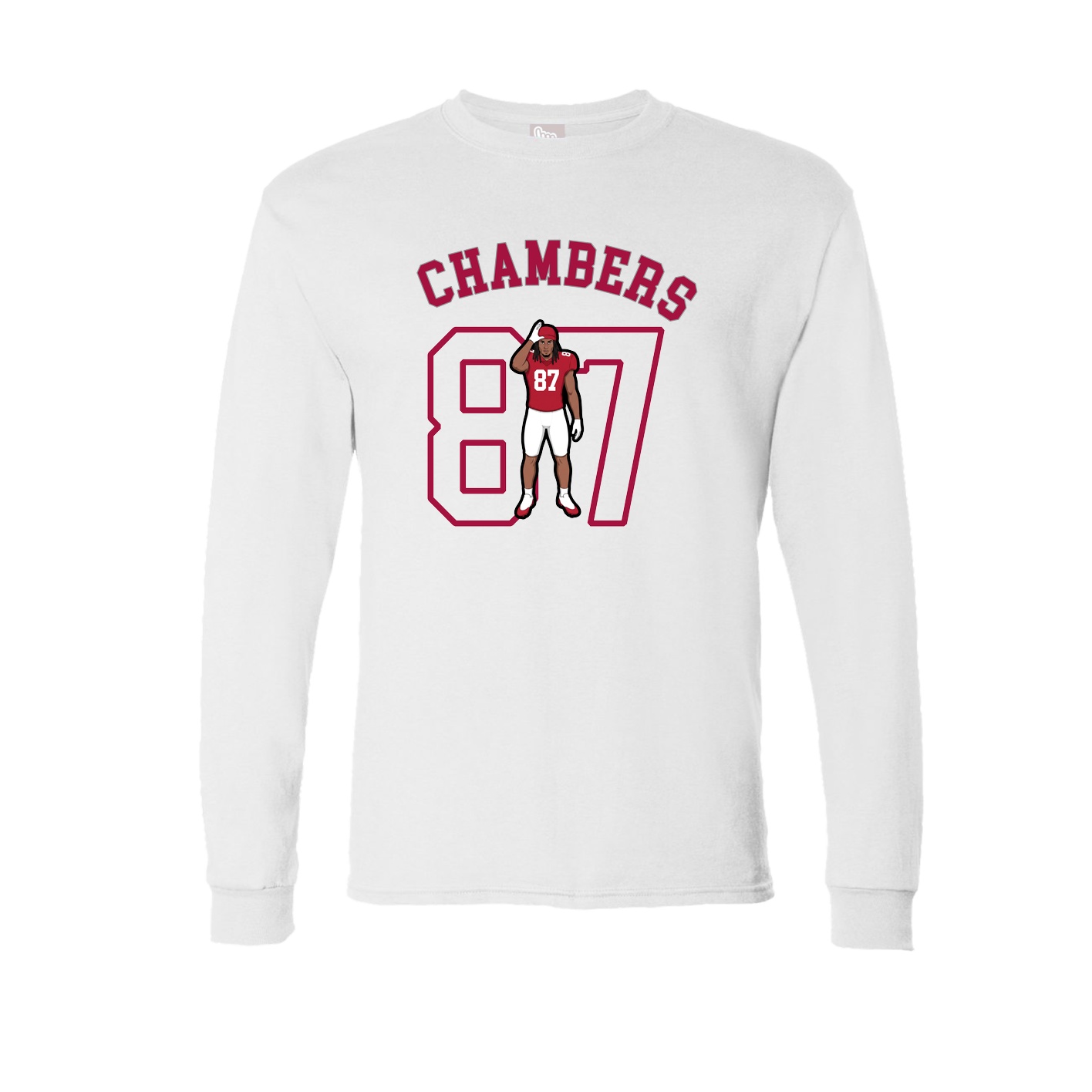 Long Sleeve Tee — Shirsey Arch in White