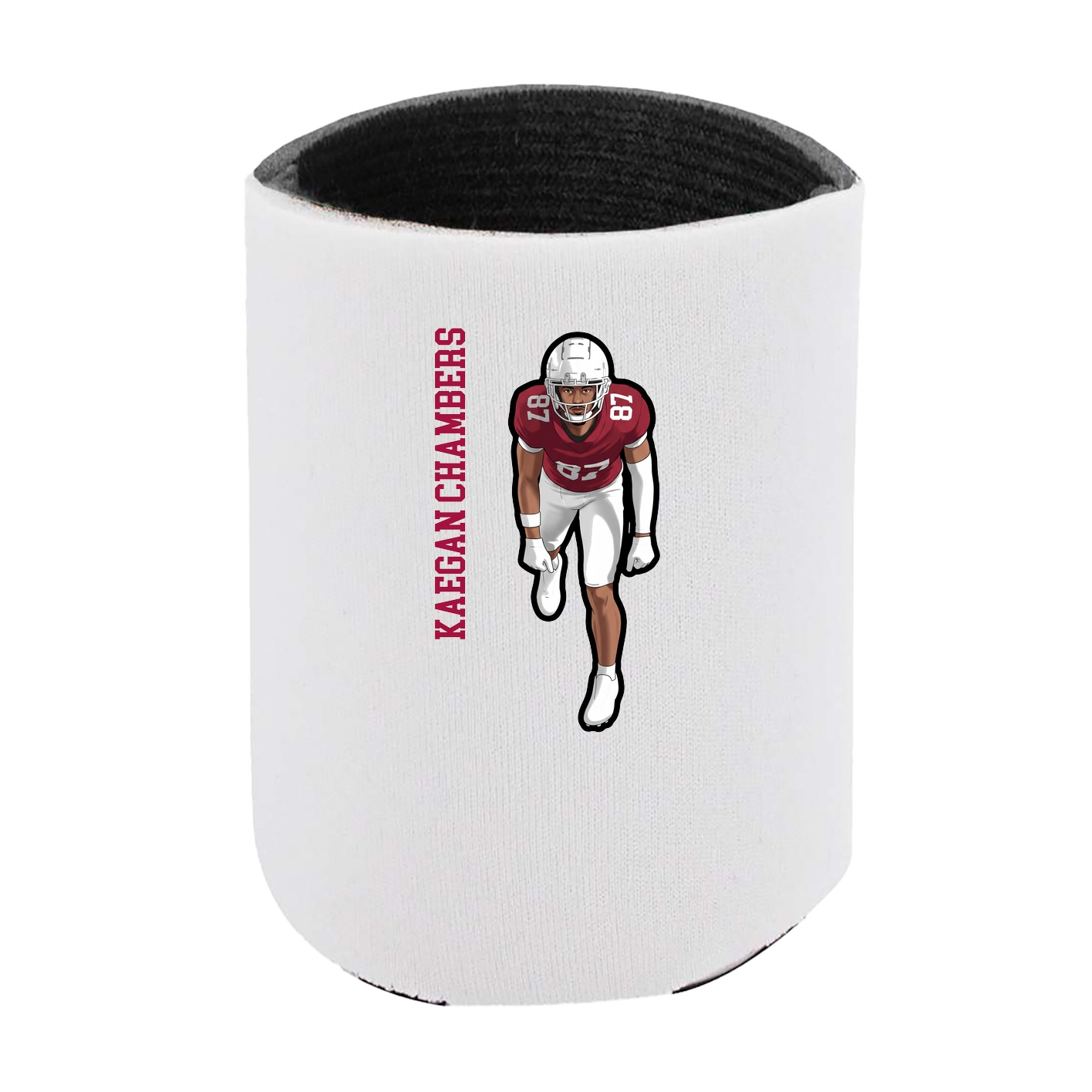 Can Holder — Name Vertical in White