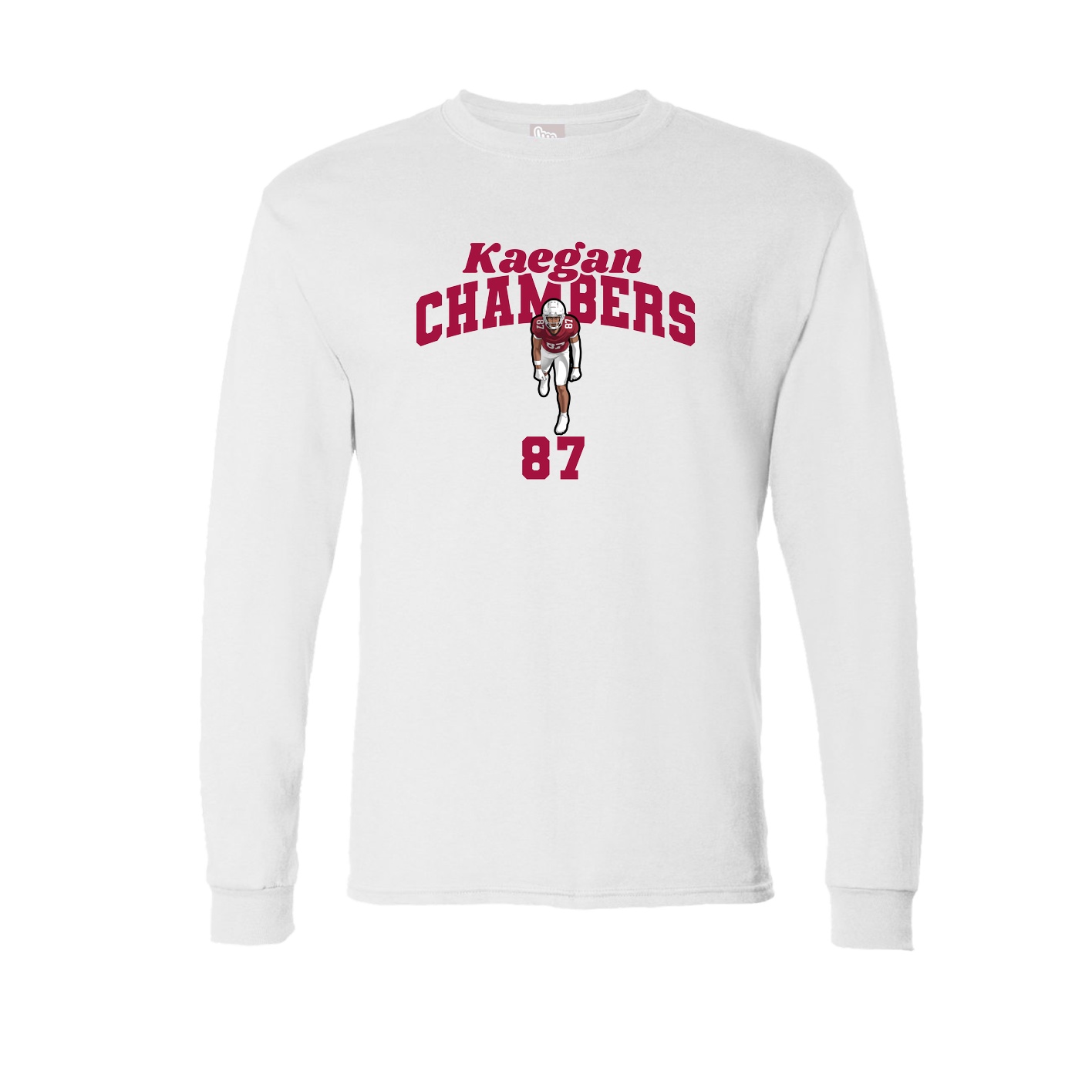 Long Sleeve Tee — Signature Arch in White