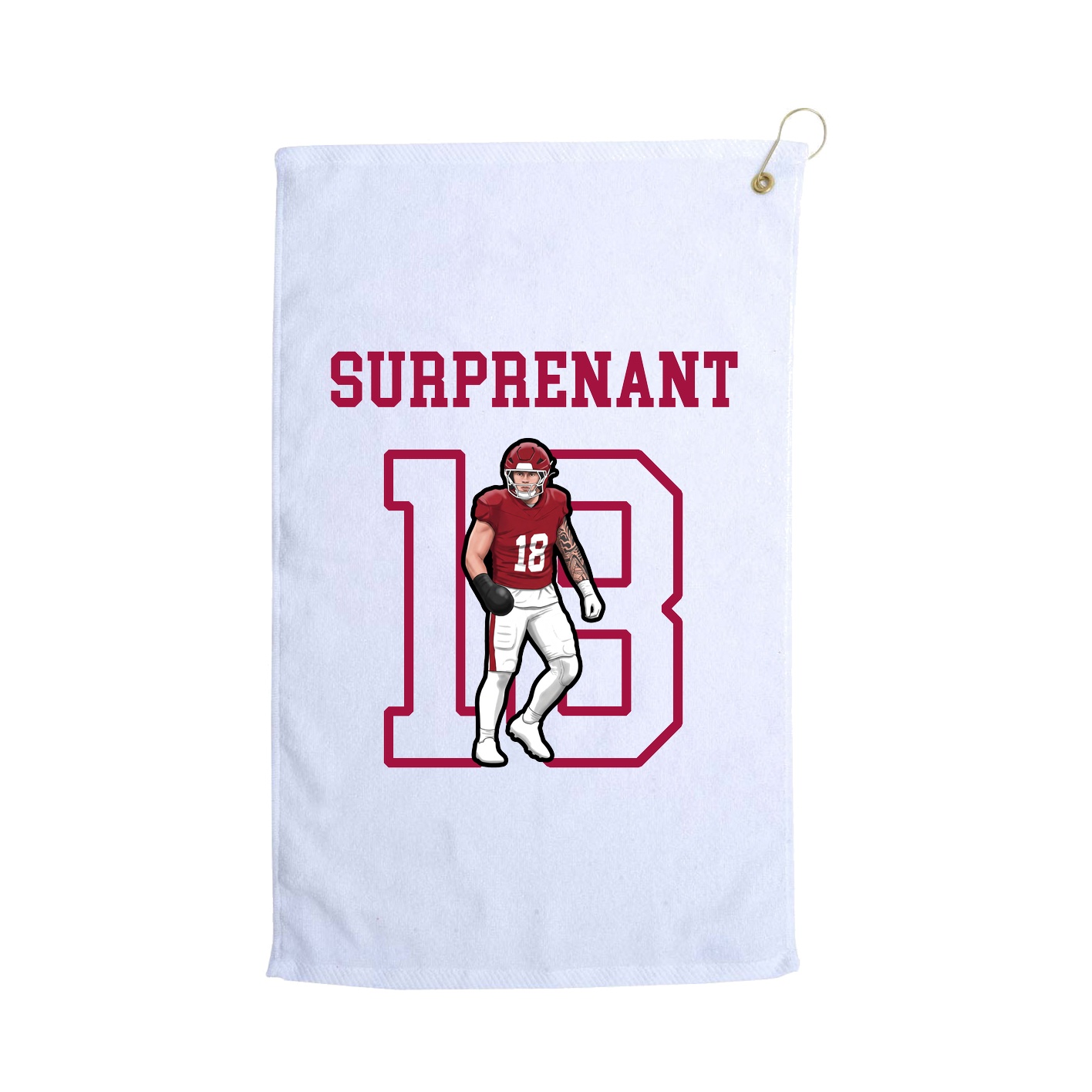 Golf Towel — Shirsey in White