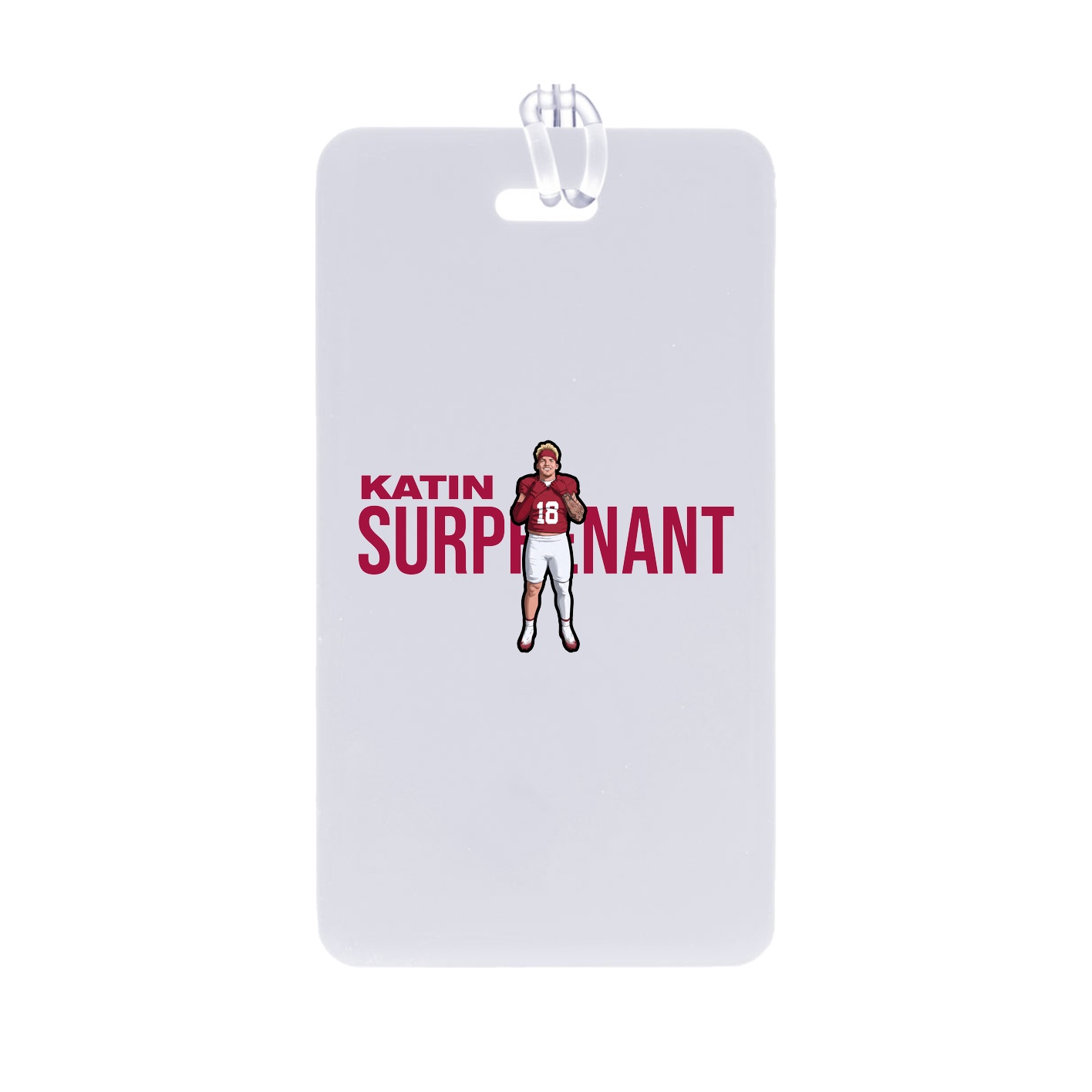 Bag Tag — Player Name in Classic
