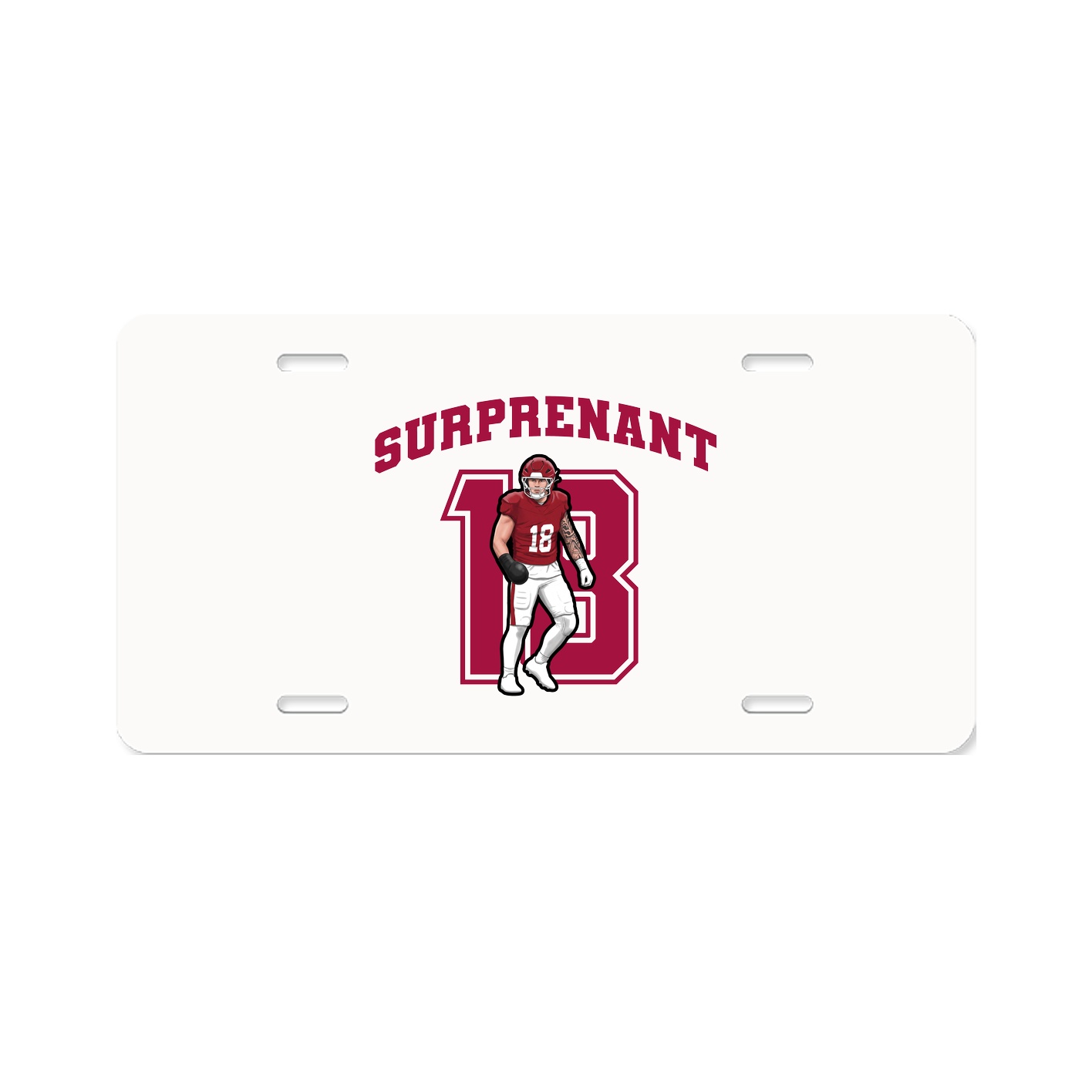 License Plate — Number in Classic