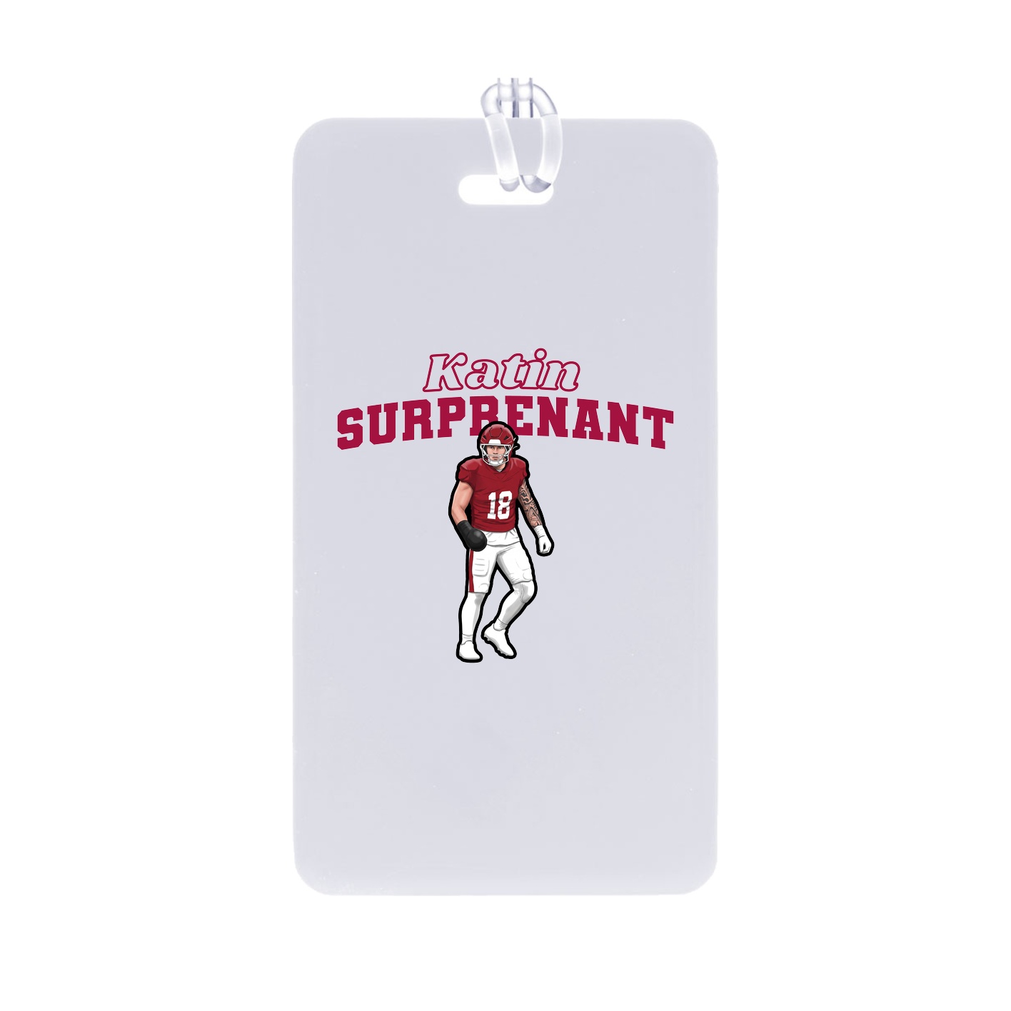 Bag Tag — Name Arch in Classic