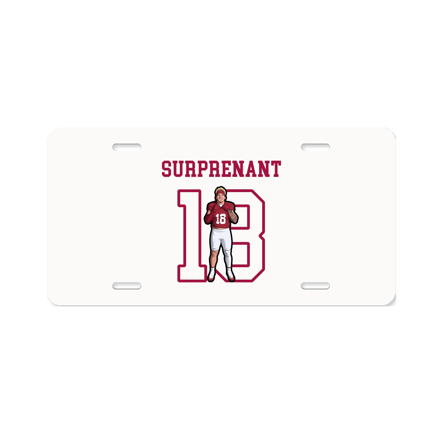License Plate — Shirsey in Classic