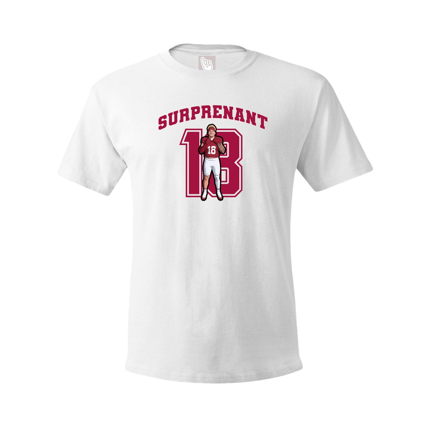 Tee — Number in White