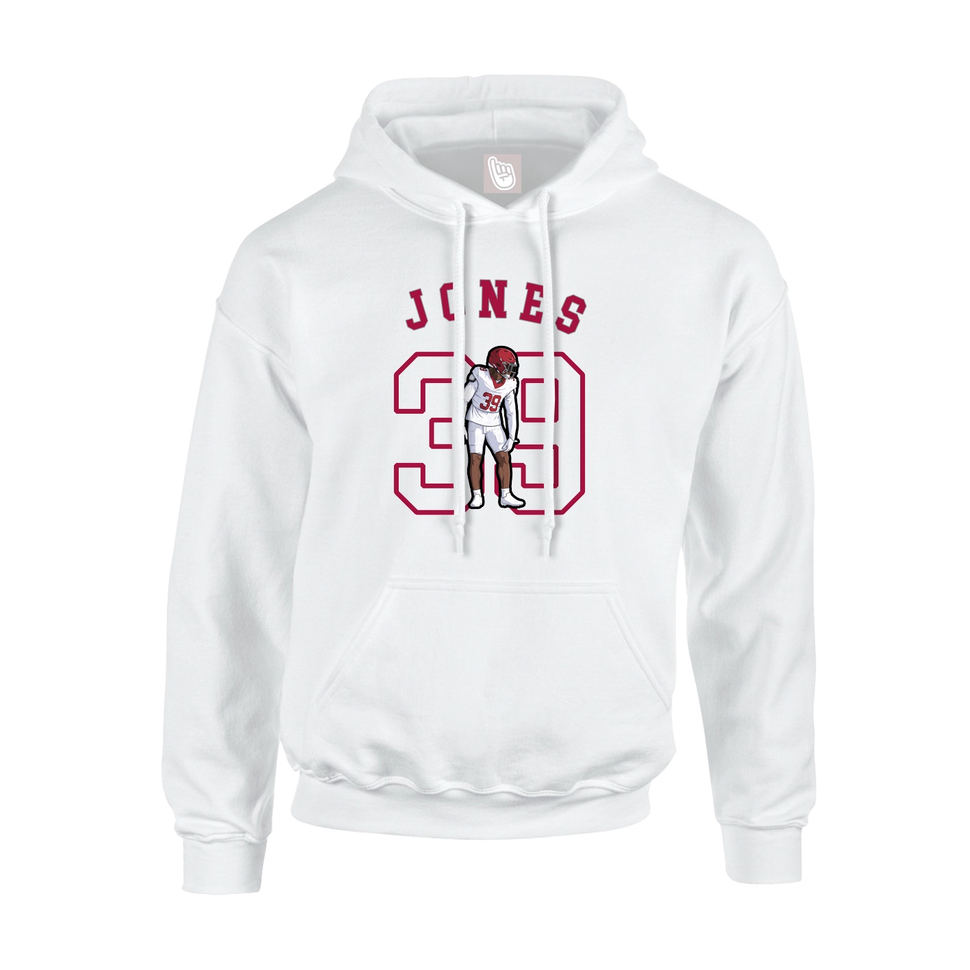 Hoodie — Shirsey Arch in White