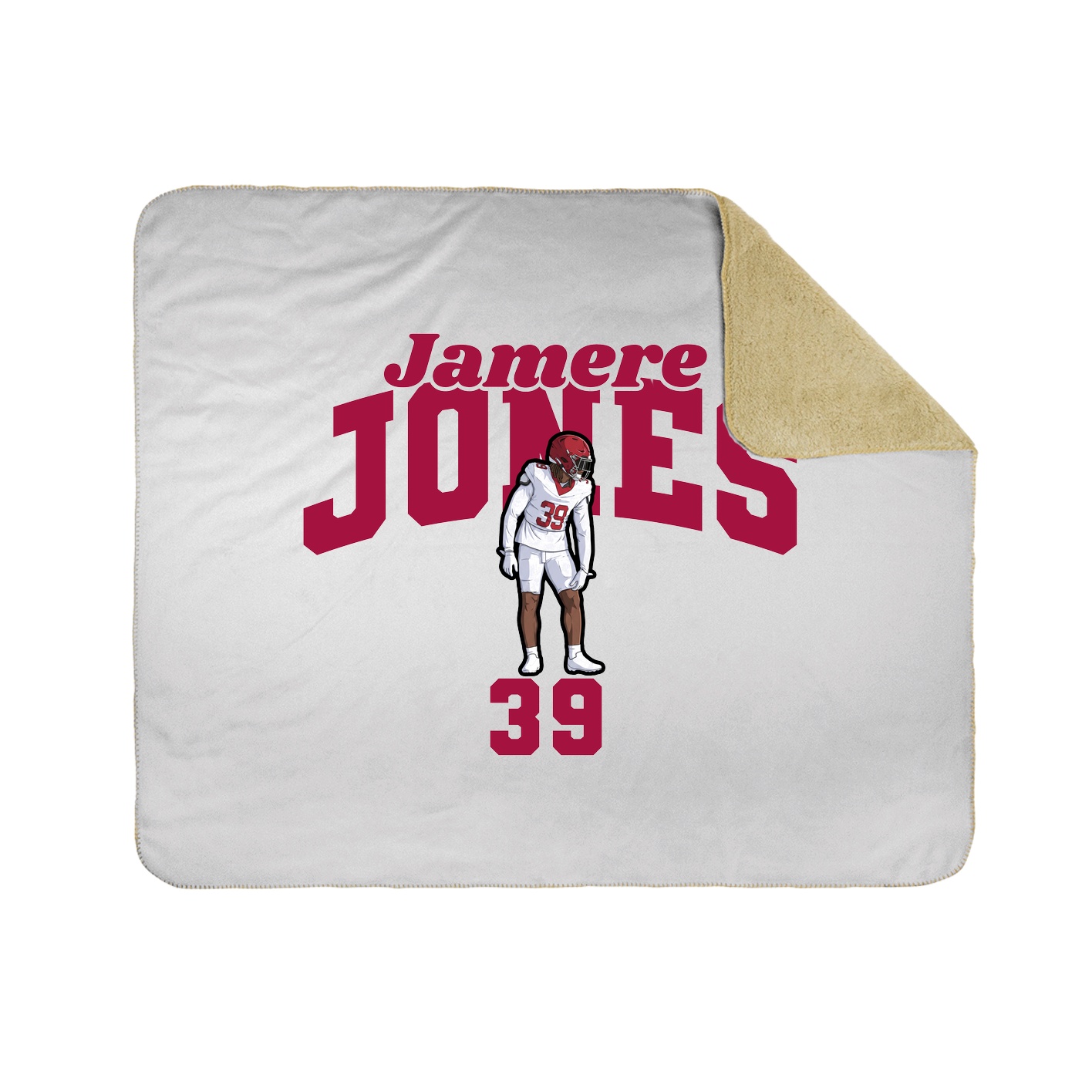 Throw Blanket — Signature Arch in White
