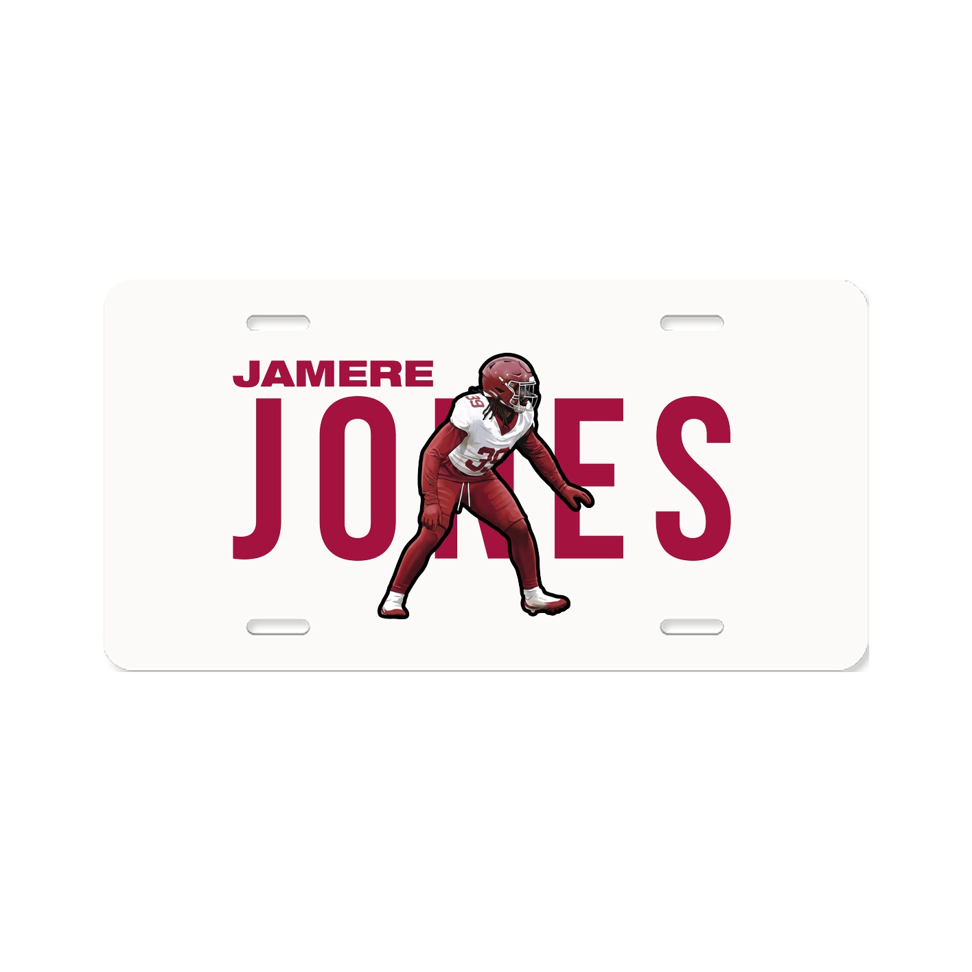 License Plate — Player Name in Classic