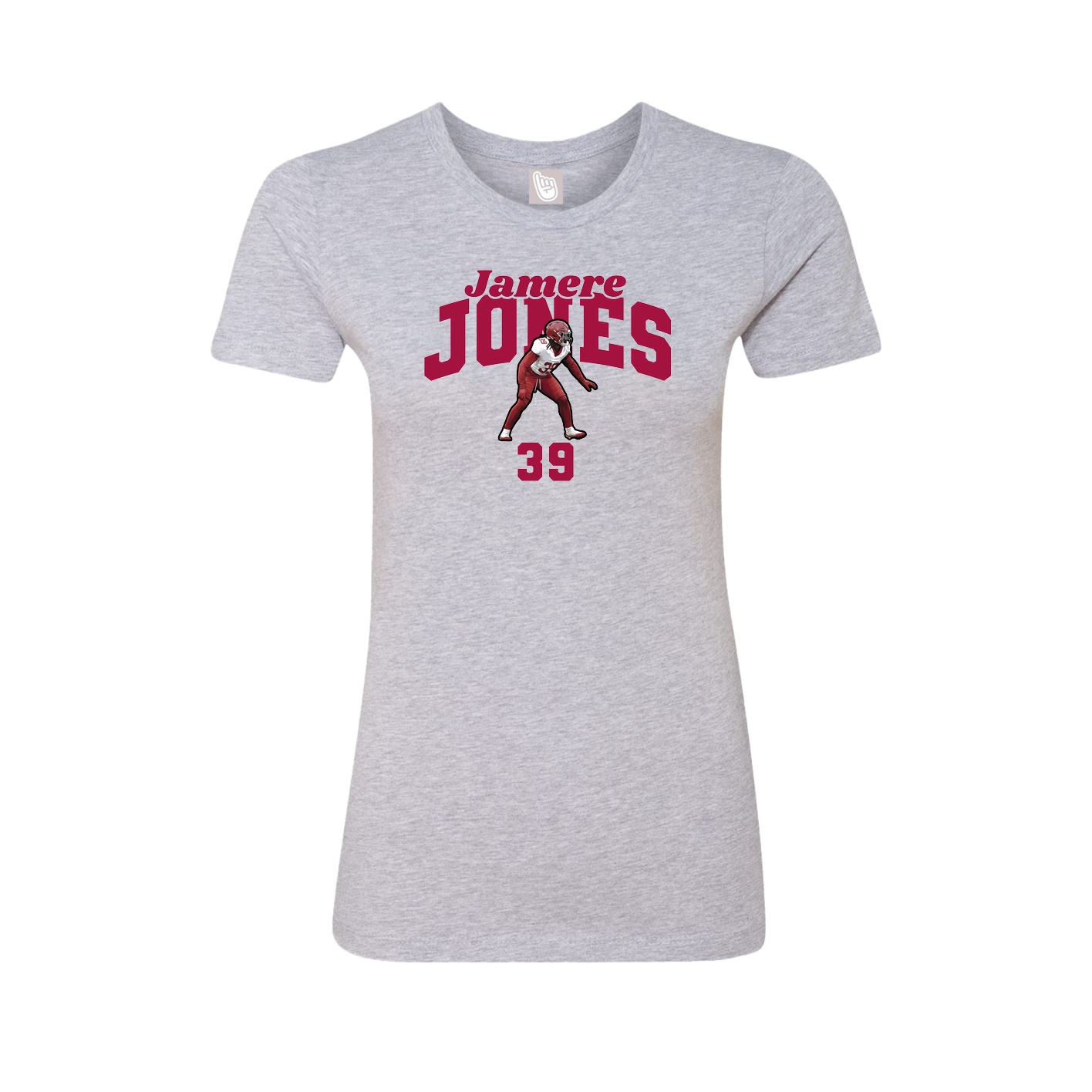 Womens Tee — Signature Arch in Grey