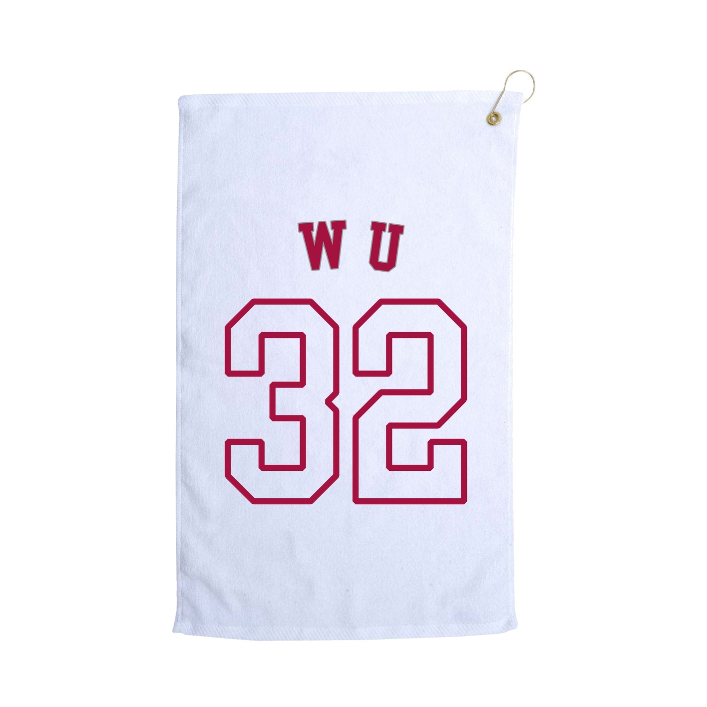 Golf Towel — Shirsey Arch in White