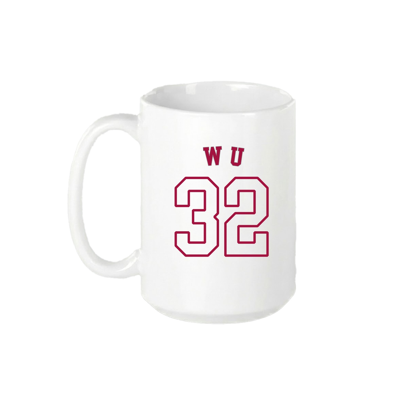 15oz Coffee Mug — Shirsey Arch in White