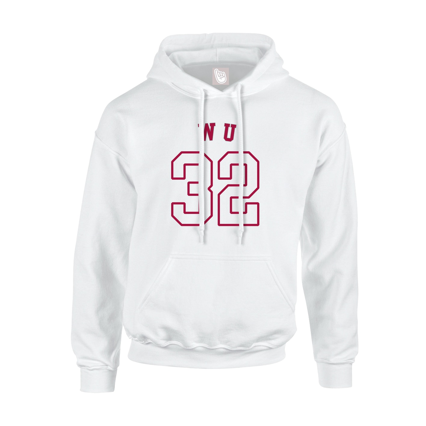Hoodie — Shirsey Arch in White