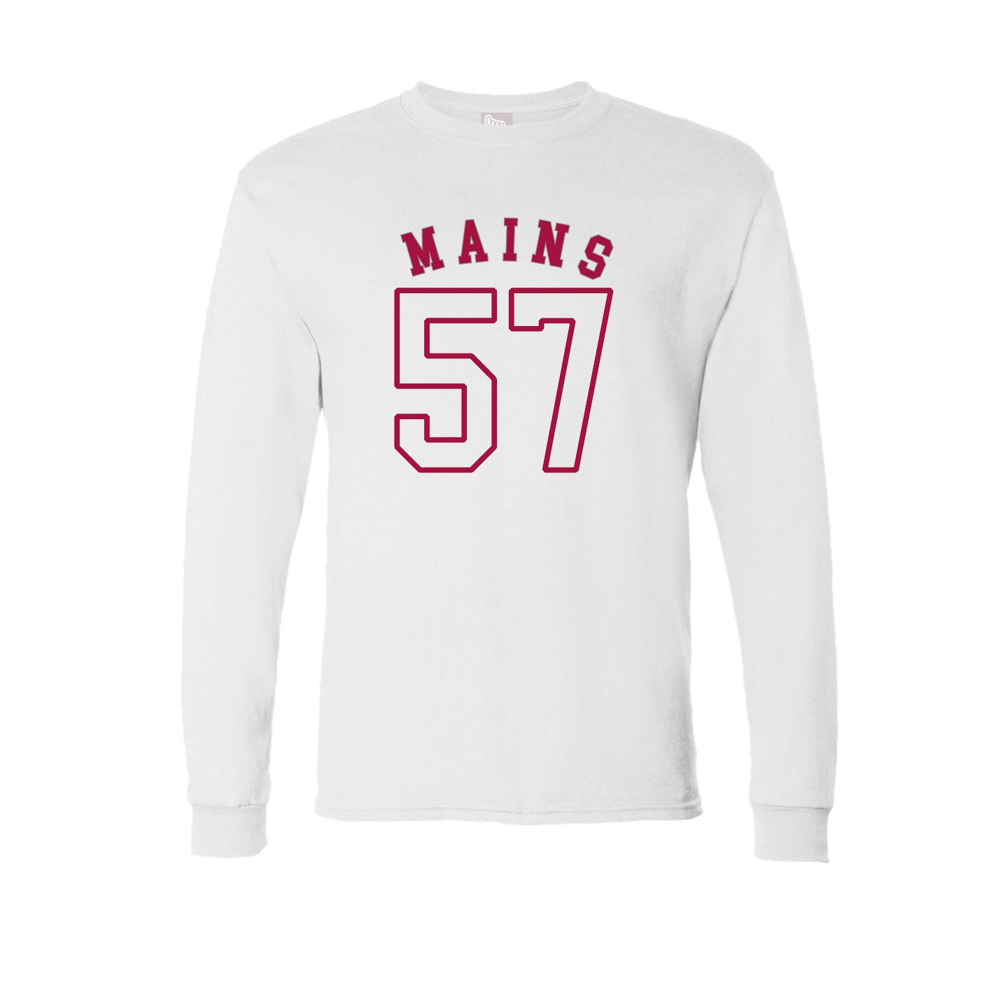 Long Sleeve Tee — Shirsey Arch in White