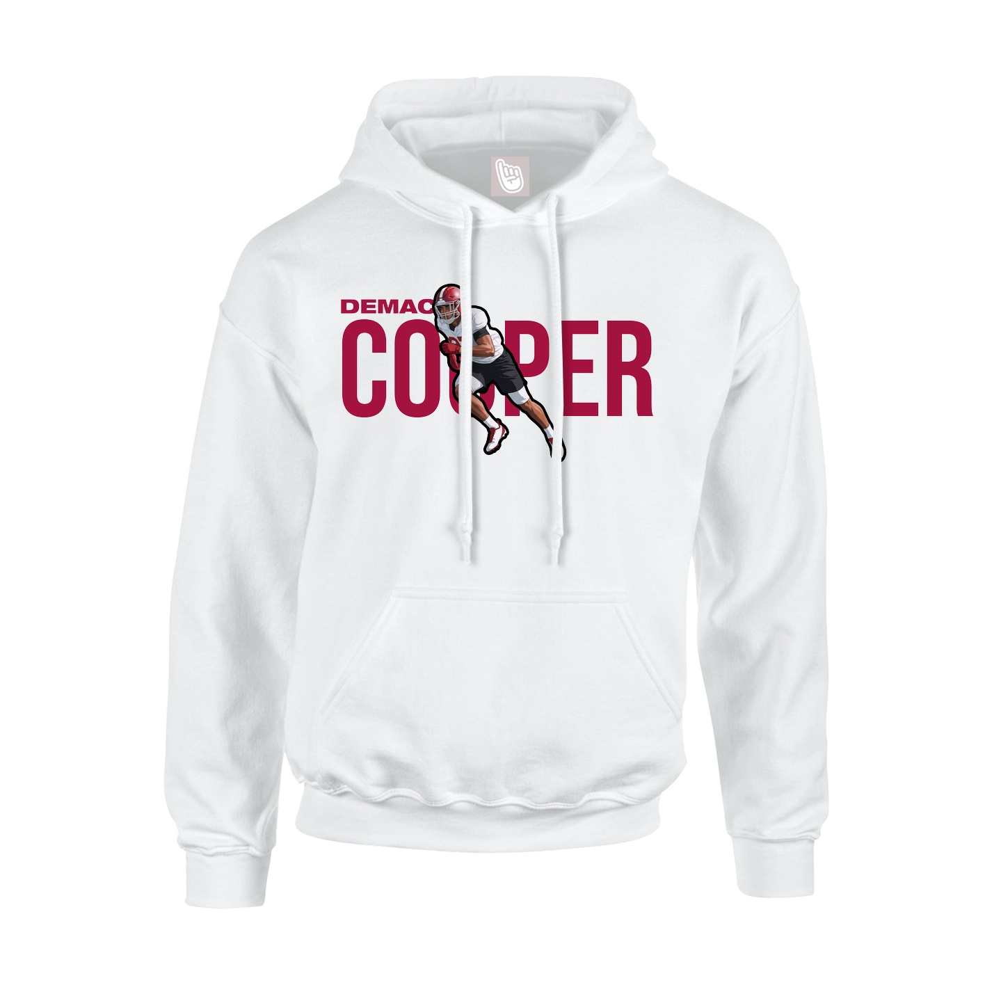 Youth Hoodie — Player Name in White
