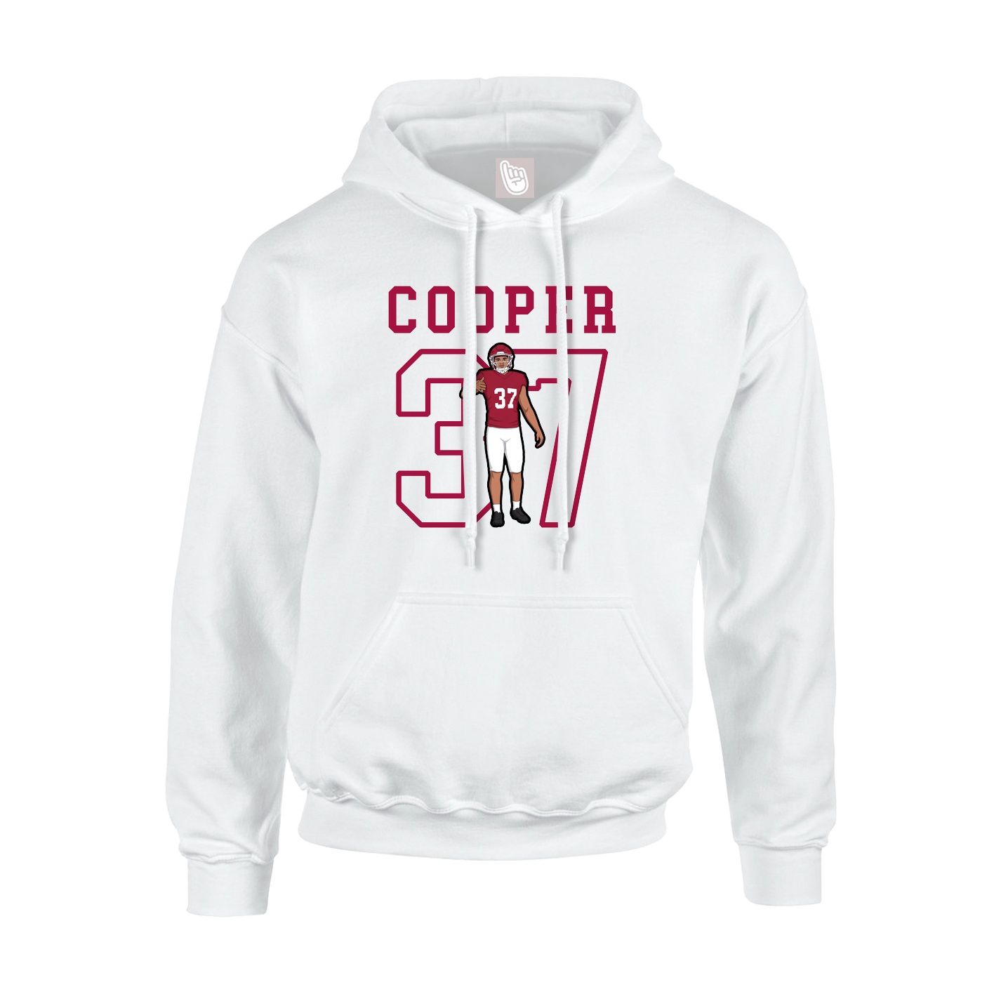 Hoodie — Shirsey in White
