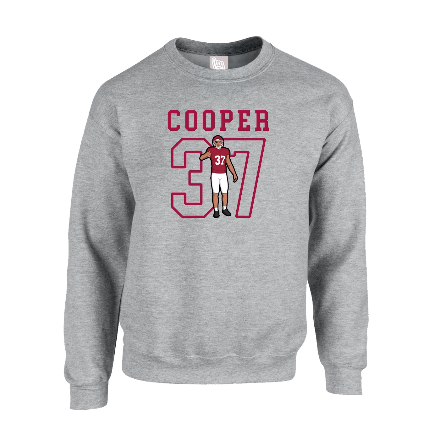 Fleece Crew — Shirsey in Grey