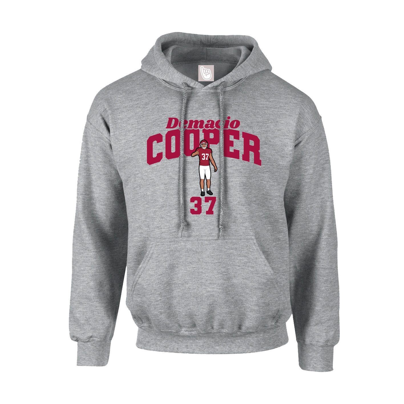 Hoodie — Signature Arch in Grey