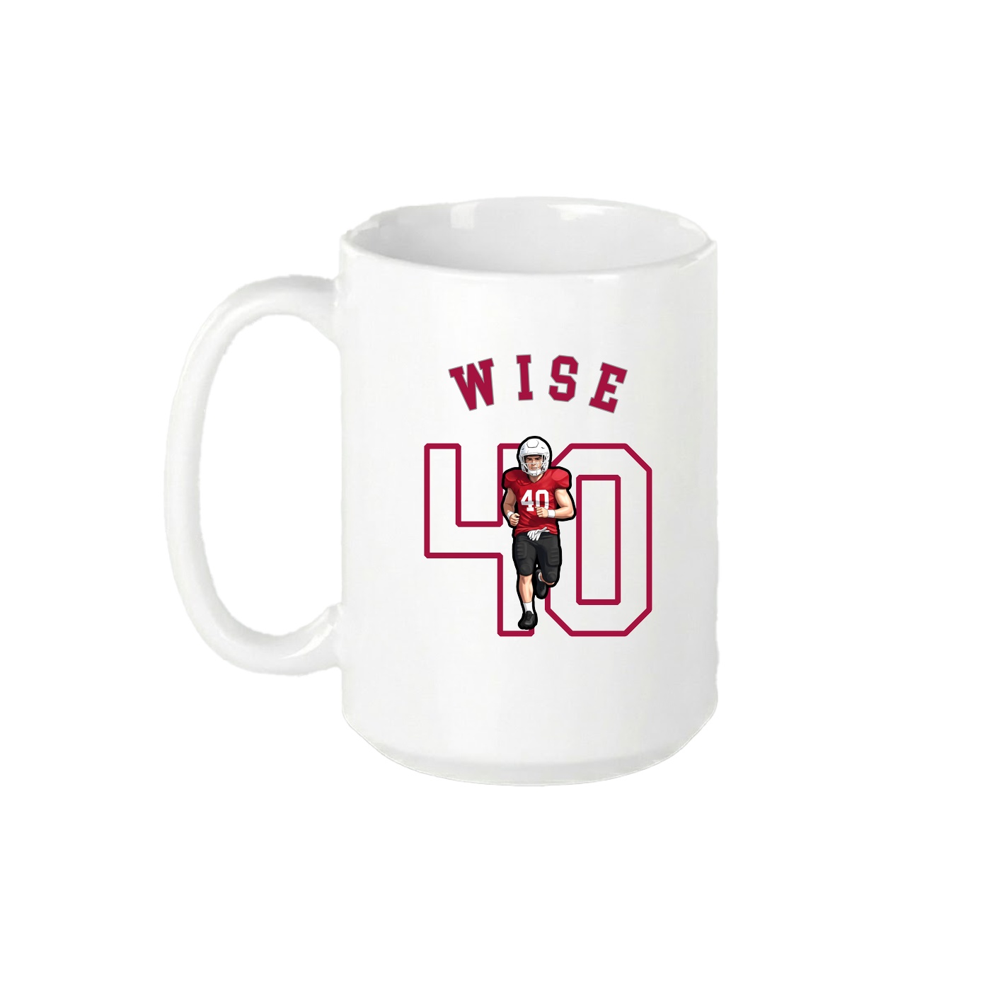 15oz Coffee Mug — Shirsey Arch in White