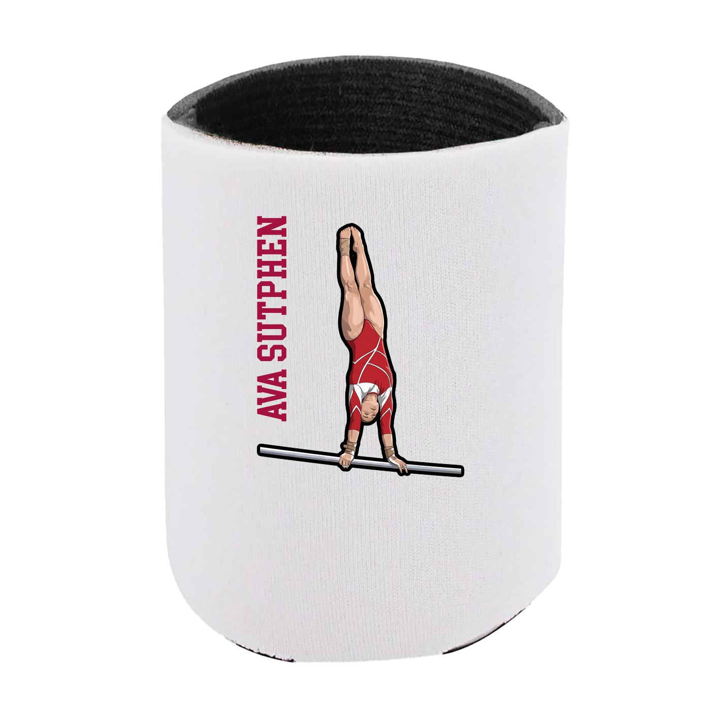 Can Holder — Name Vertical in White