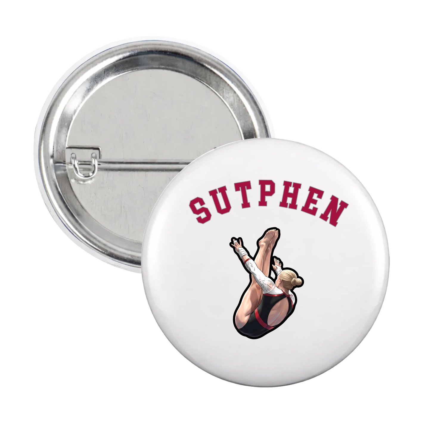 Game Day Button — Shirsey Arch in White