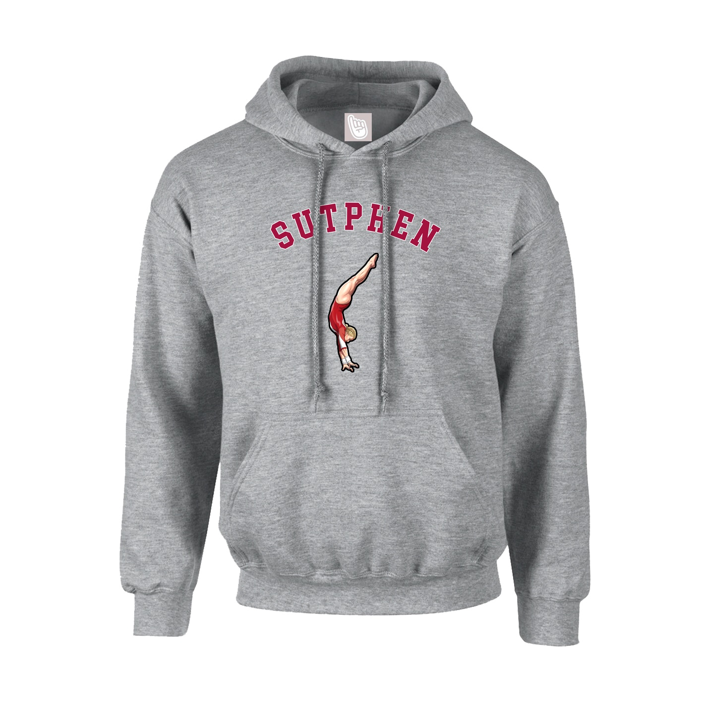 Youth Hoodie — Shirsey Arch in Grey