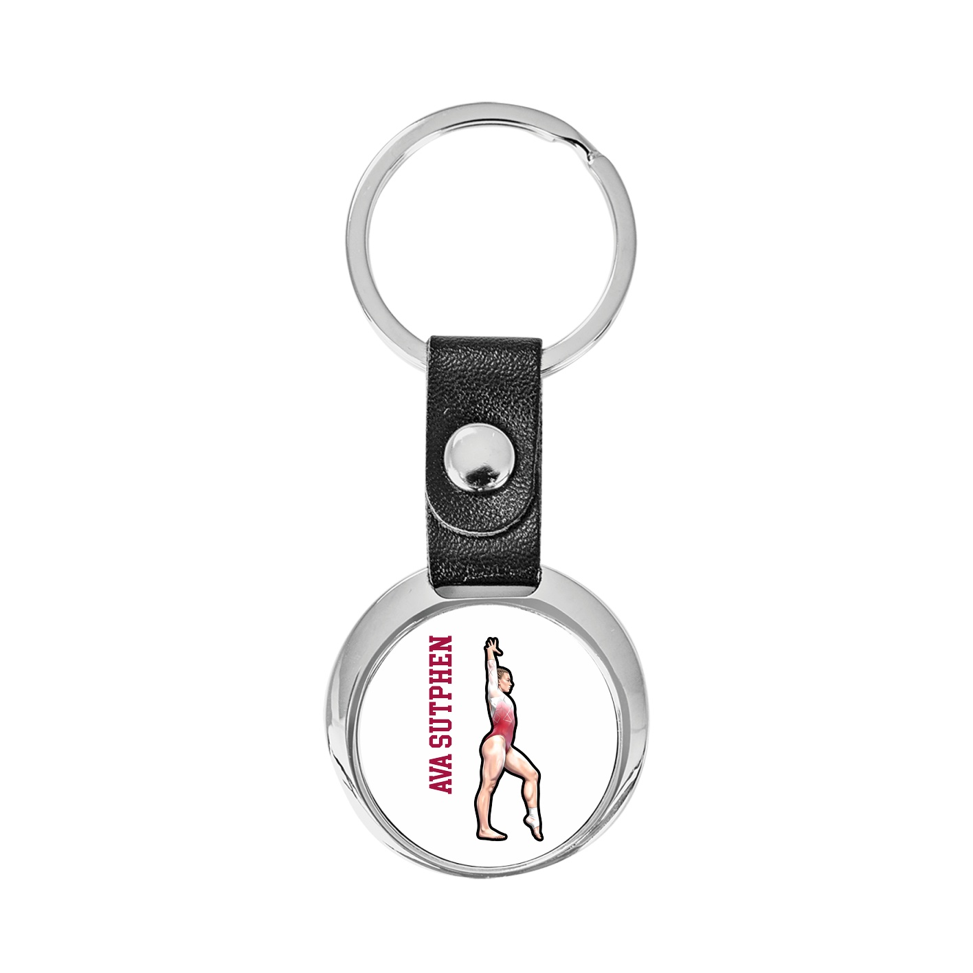 Key Chain — Name Vertical in Classic