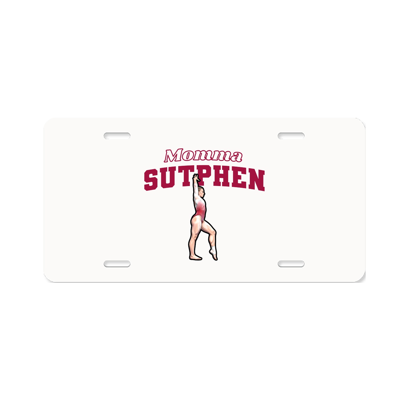 License Plate — Mothers Day Block in Classic