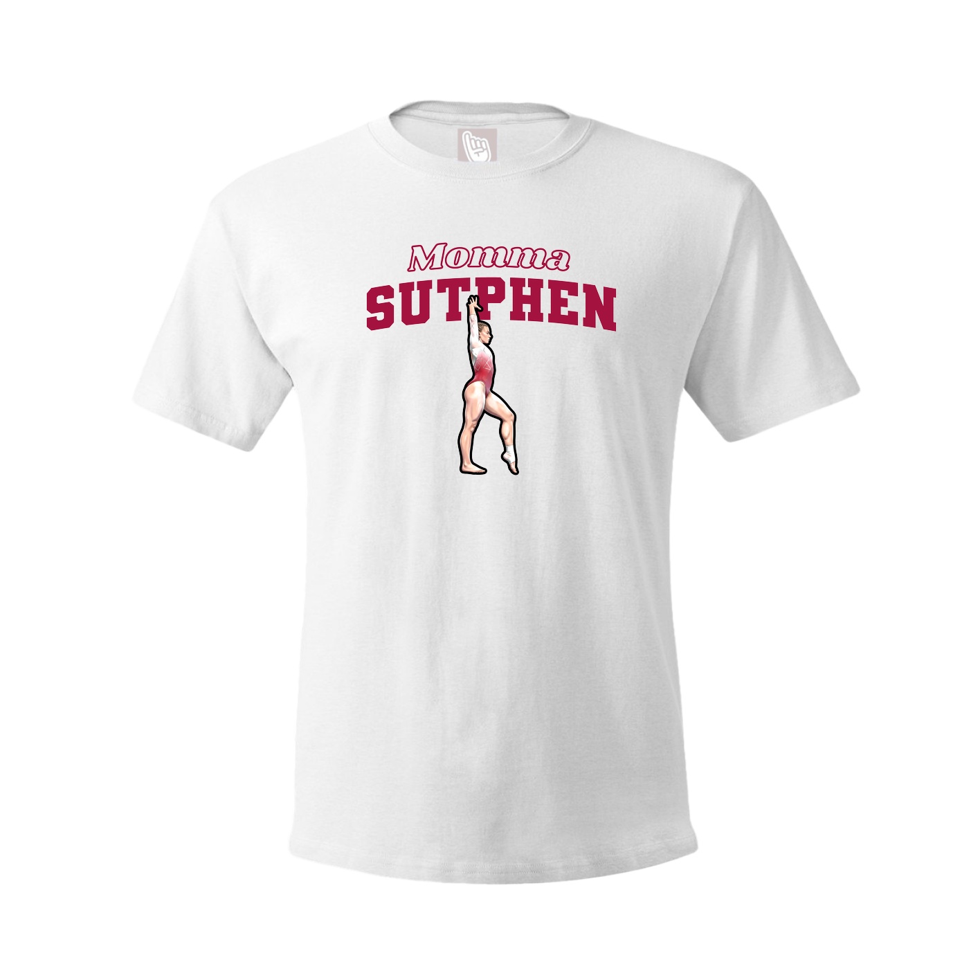 Youth Tee — Mothers Day Block in White