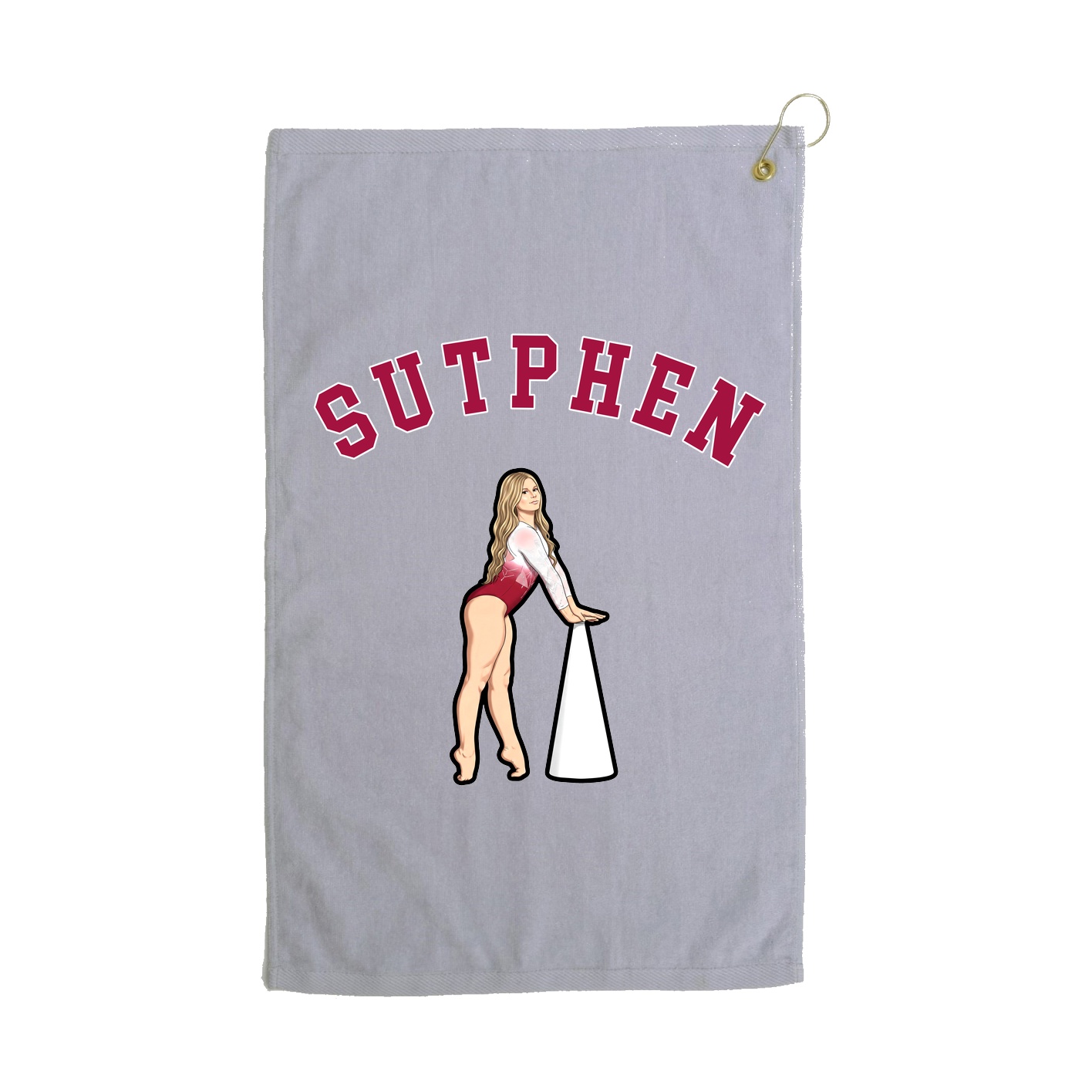Golf Towel — Shirsey Arch in Grey