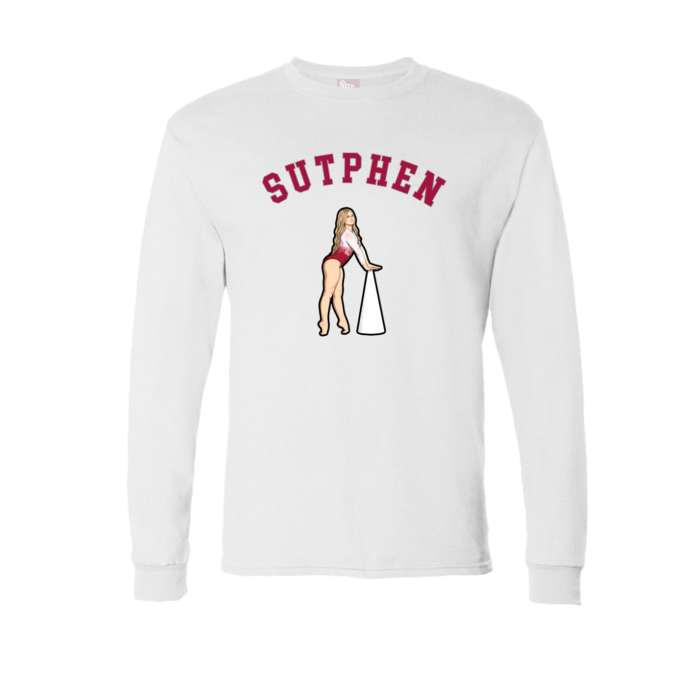 Long Sleeve Tee — Shirsey Arch in White