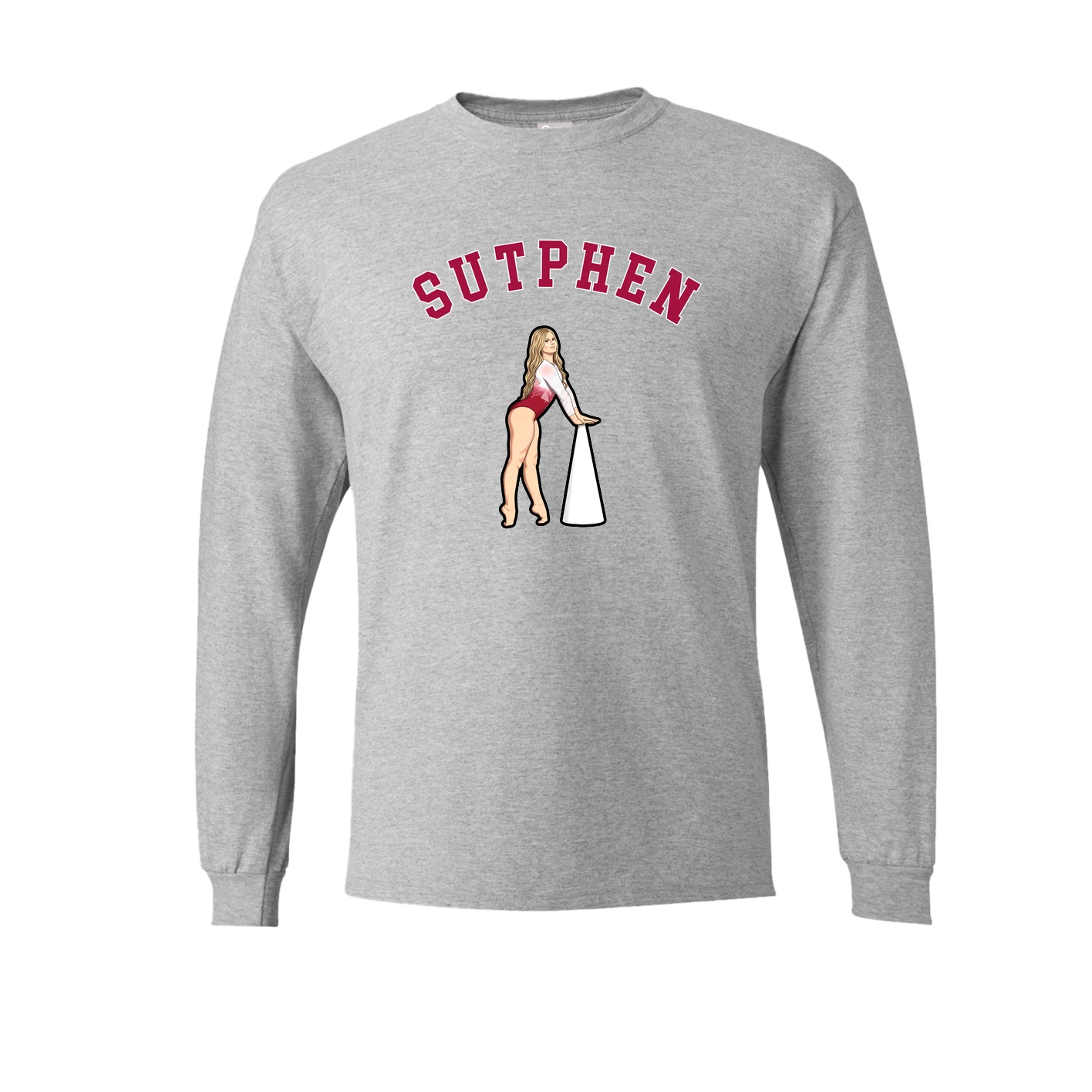 Long Sleeve Tee — Shirsey Arch in Grey