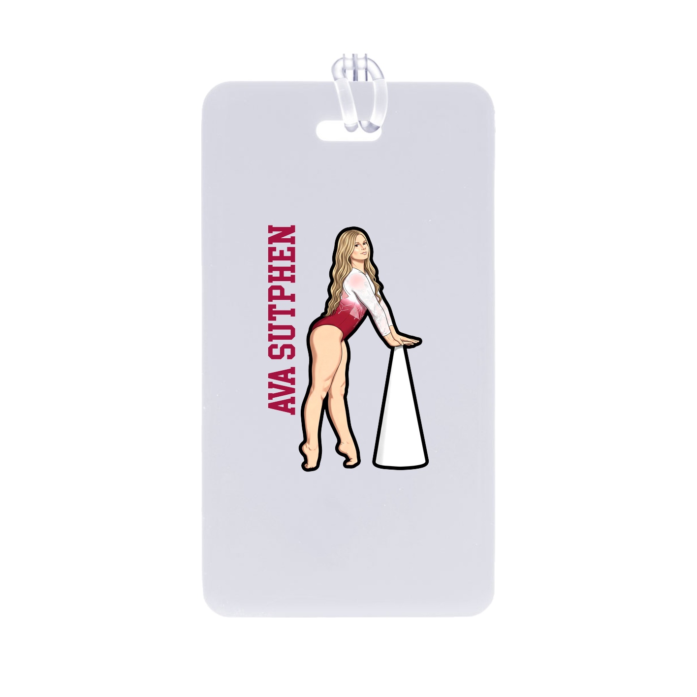 Bag Tag — Name Vertical in Classic
