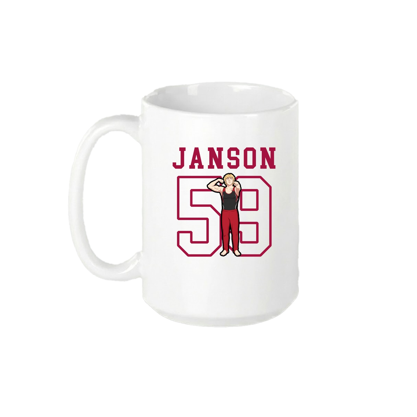 15oz Coffee Mug — Shirsey in White
