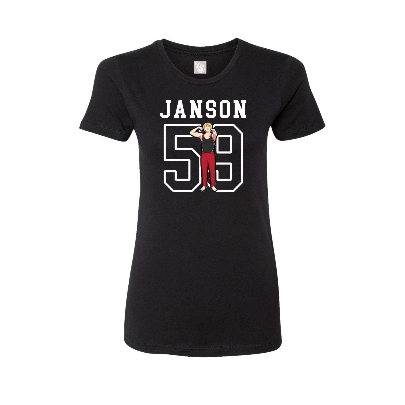 Fitted Women's Tee — Shirsey in Black