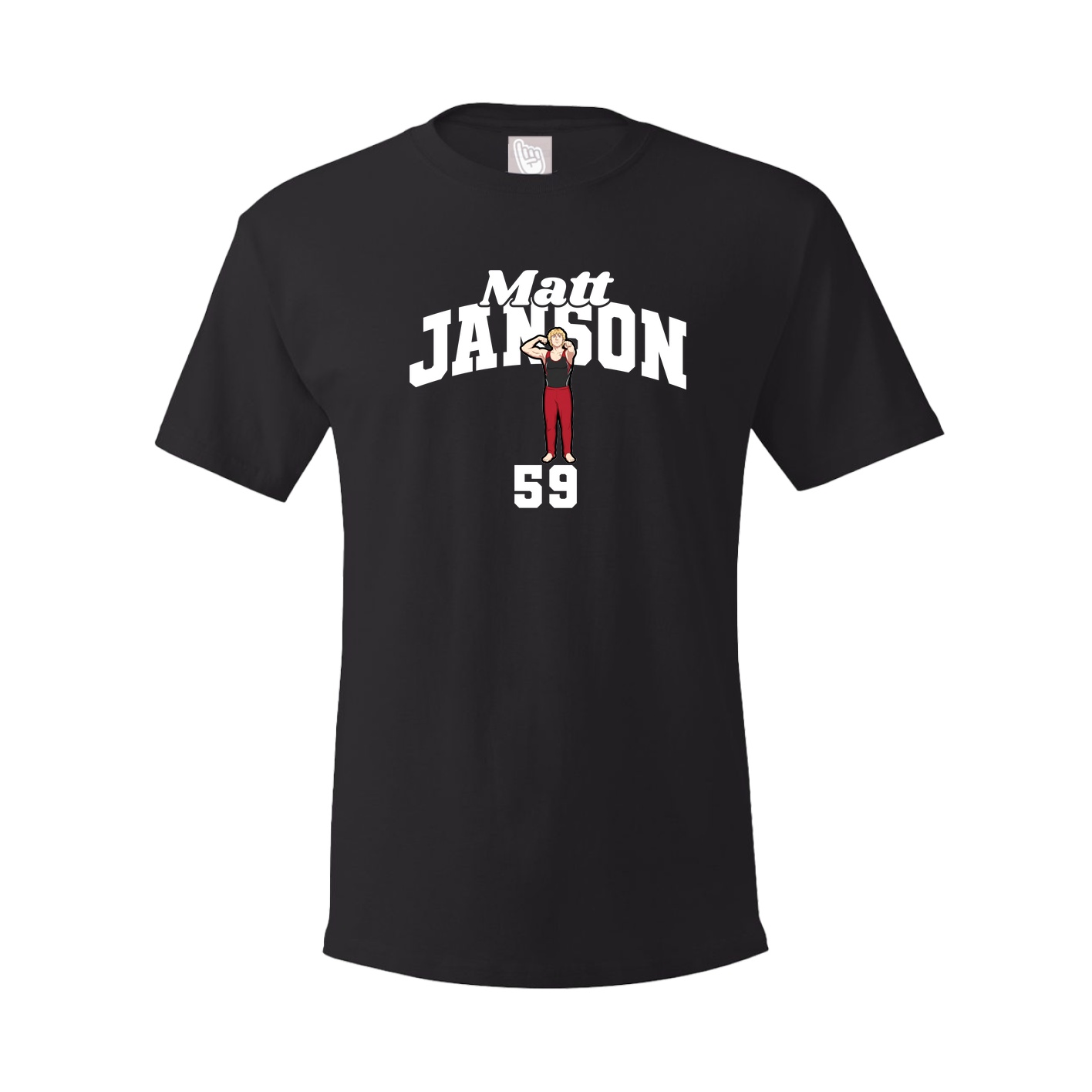 Tee — Signature Arch in Black