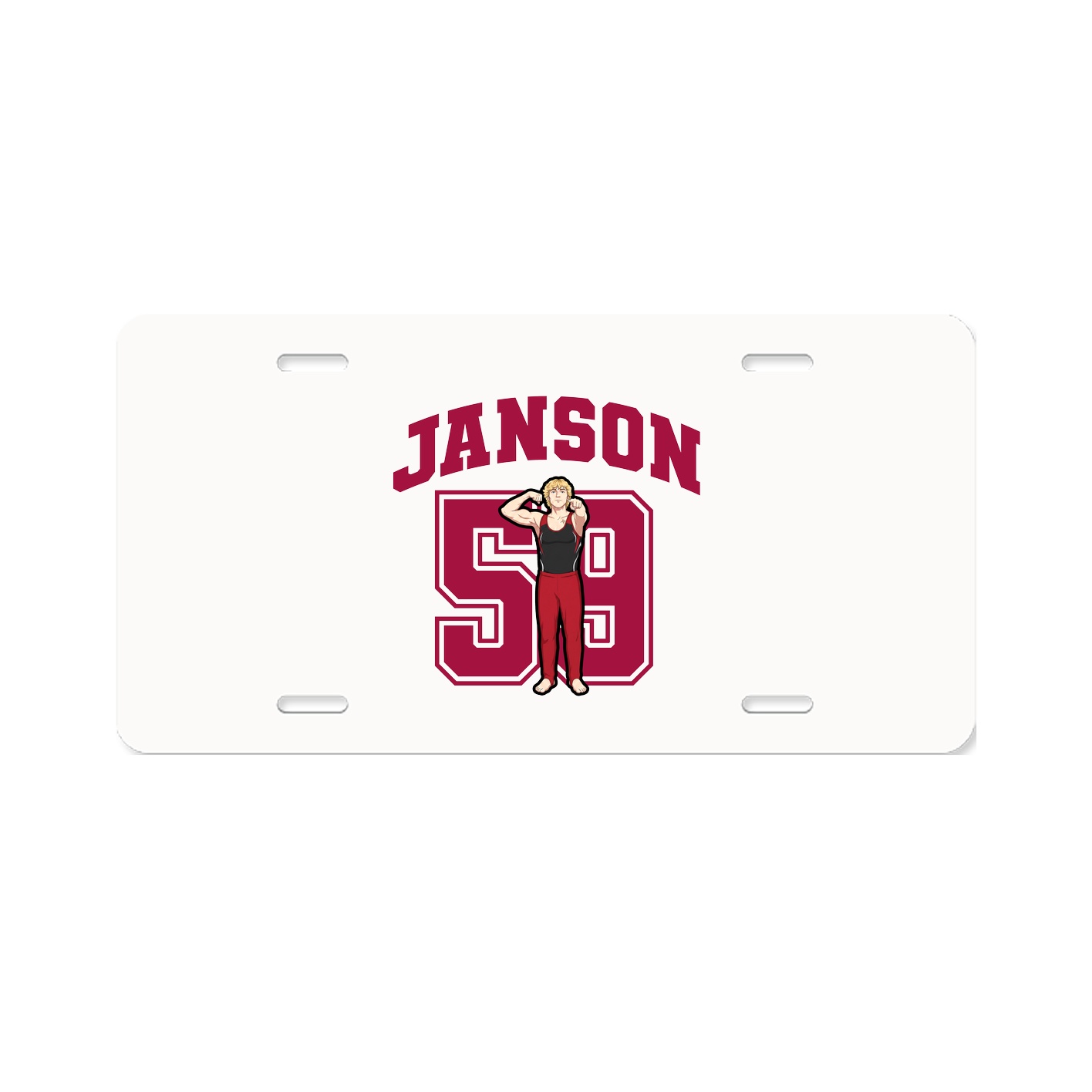 License Plate — Number in Classic