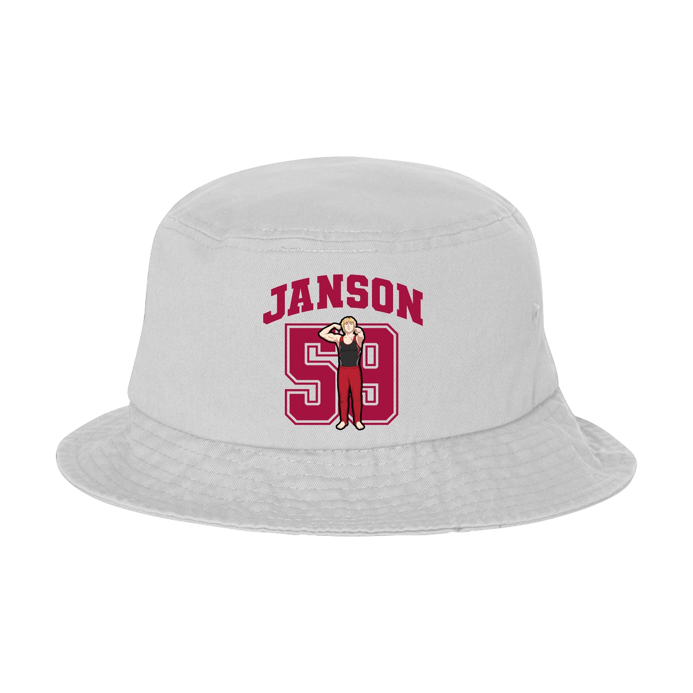 Bucket Cap — Number in White