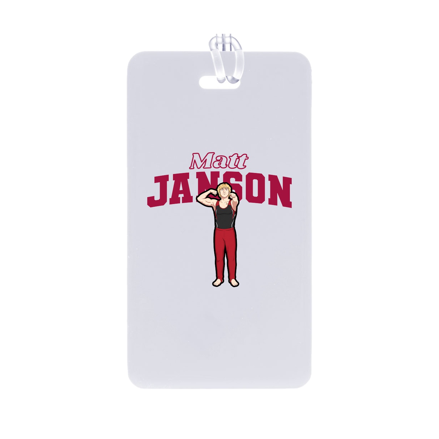 Bag Tag — Name Arch in Classic