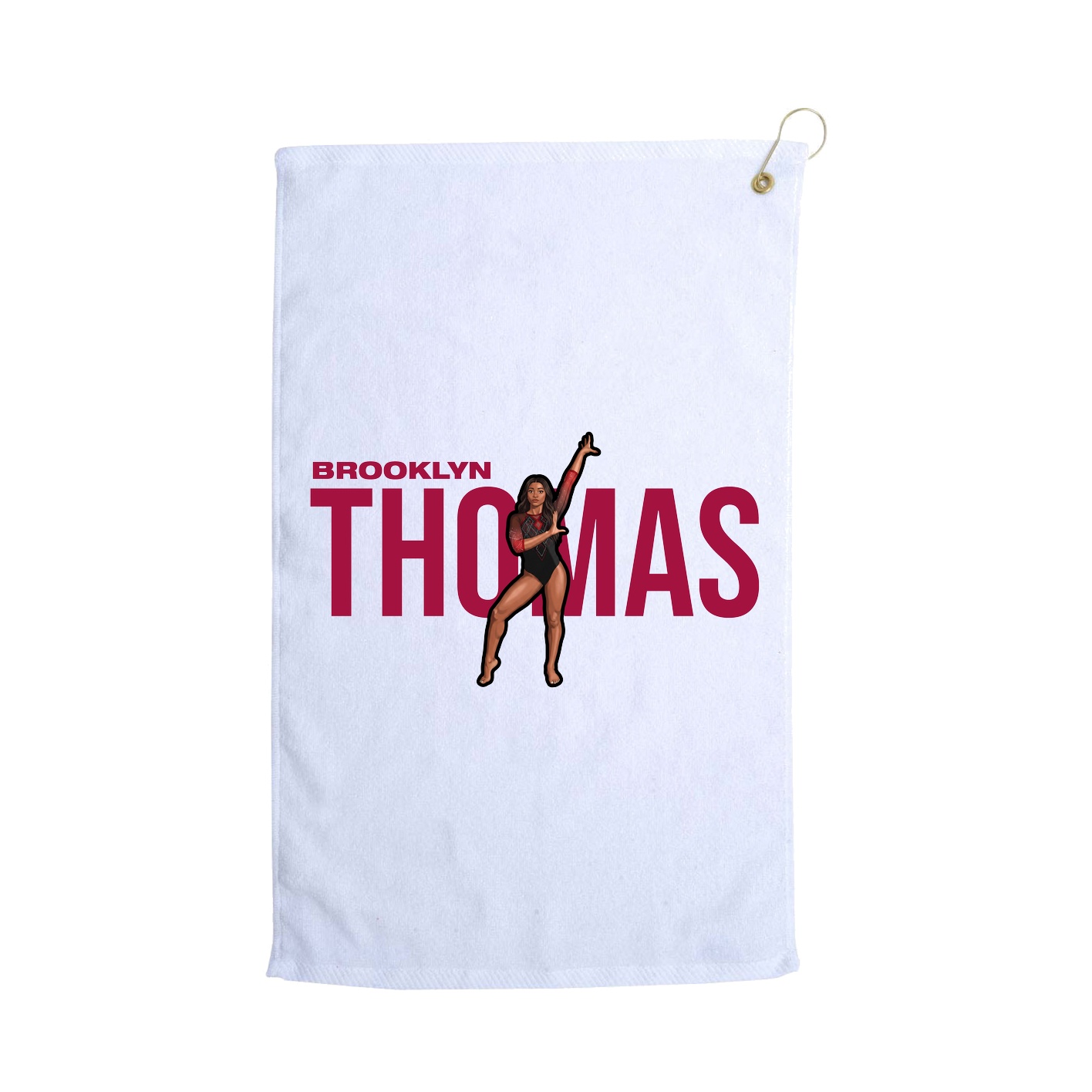 Golf Towel — Player Name in White