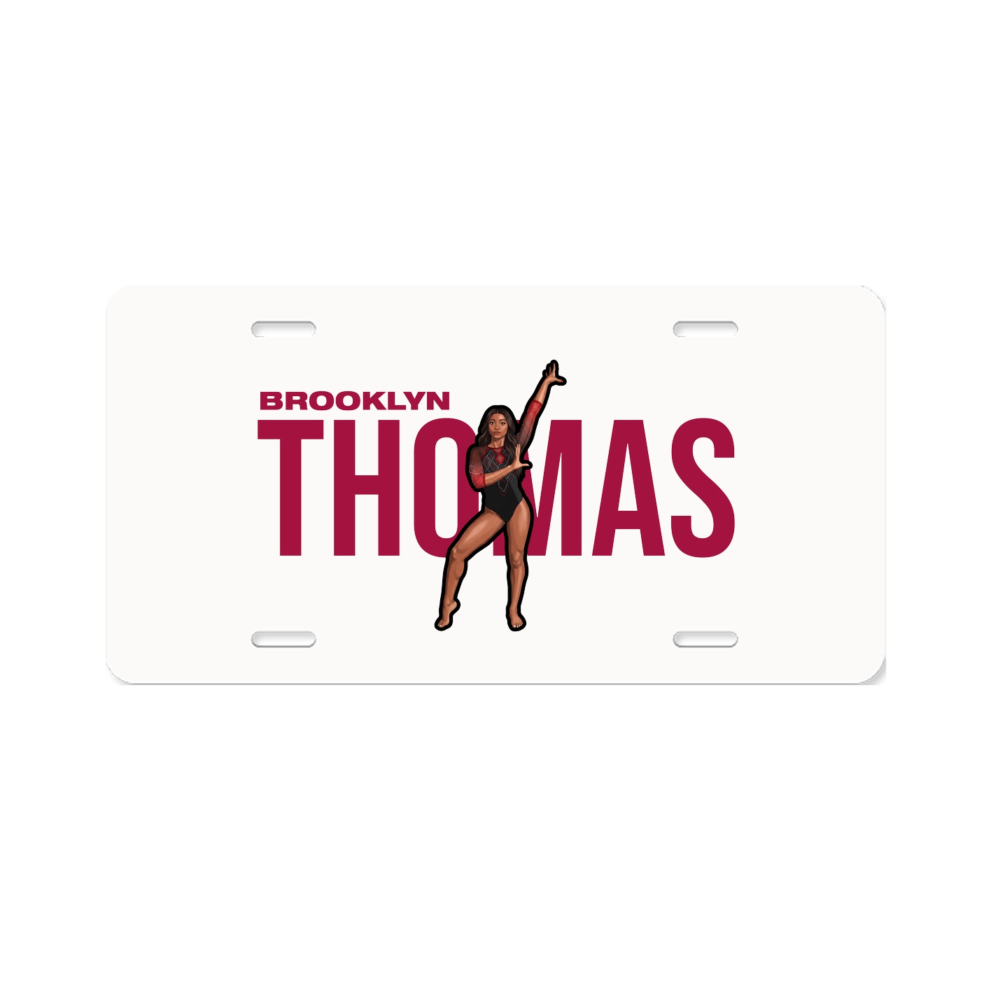 License Plate — Player Name in Classic