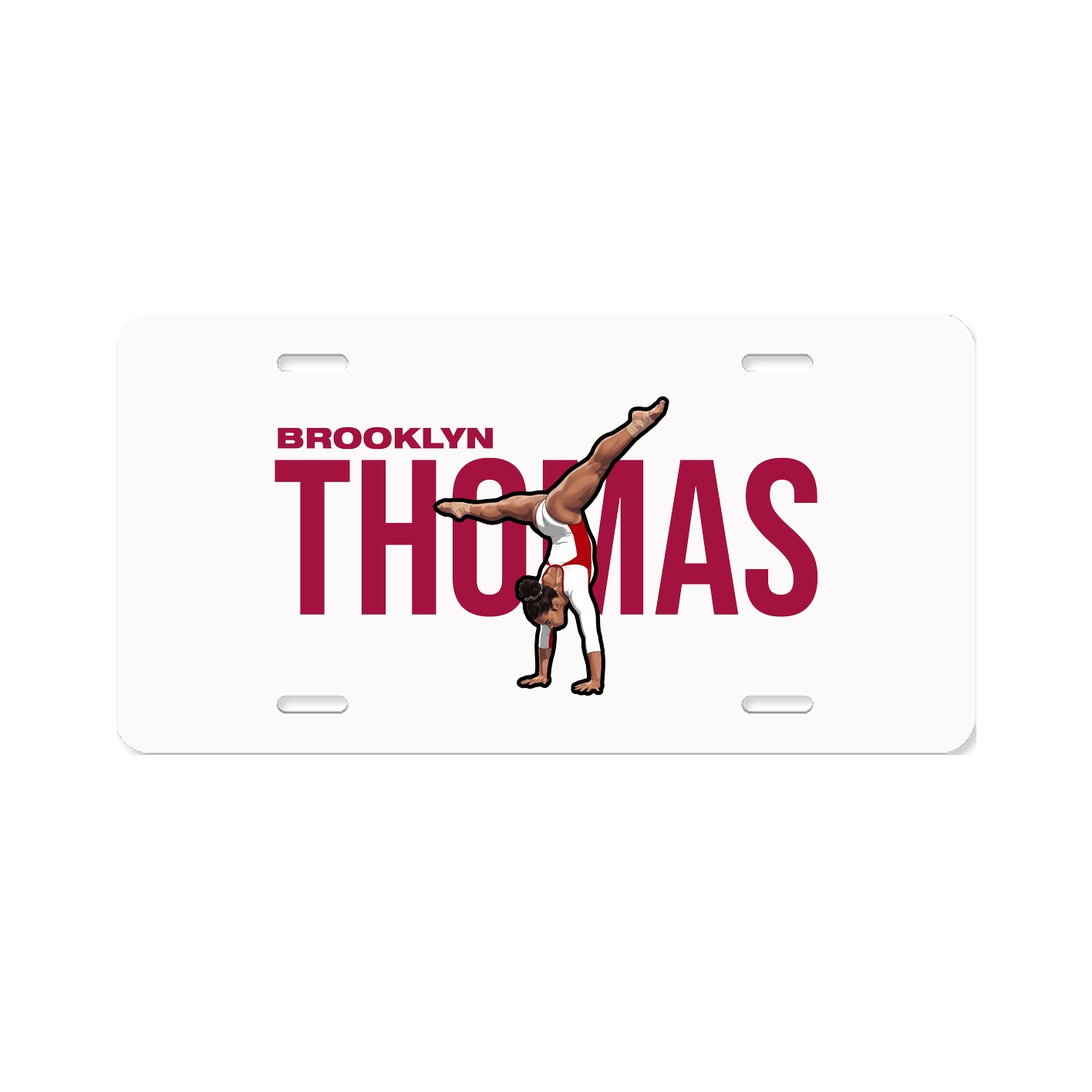 License Plate — Player Name in Classic