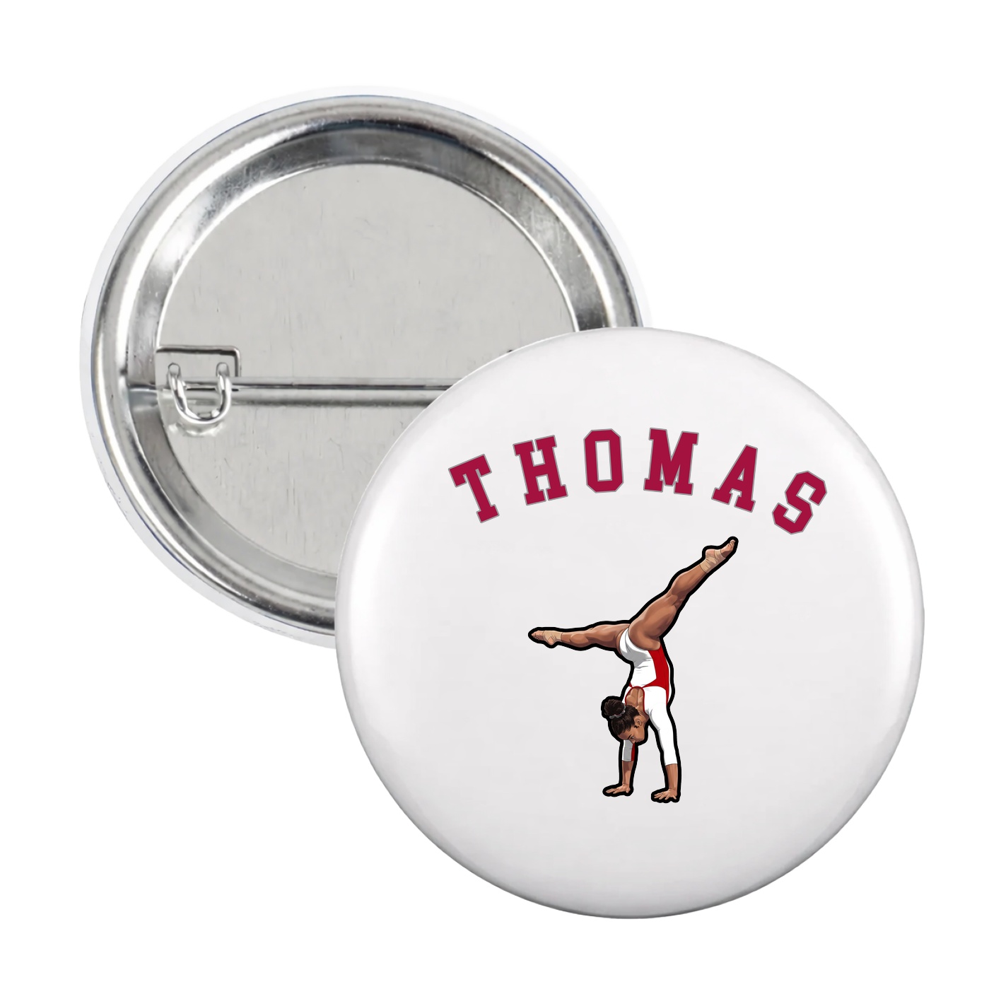 Game Day Button — Shirsey Arch in White