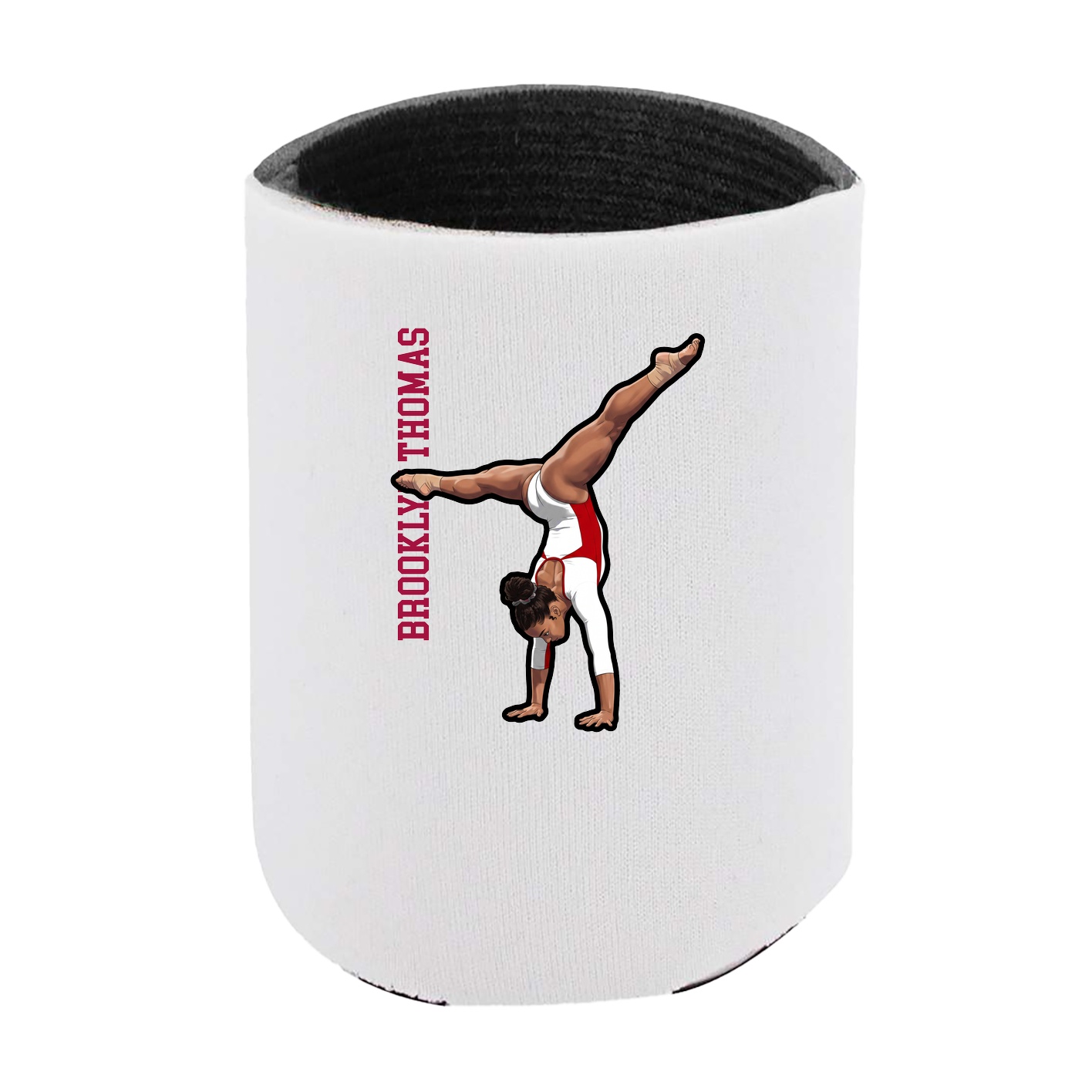 Can Holder — Name Vertical in White