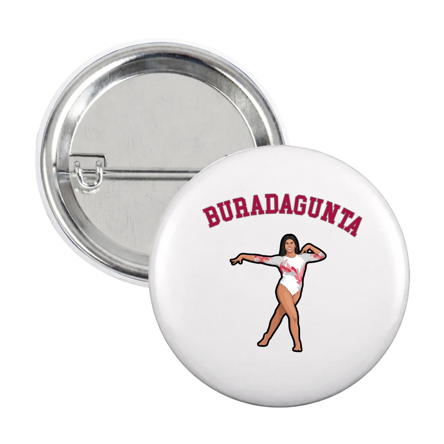 Game Day Button — Shirsey Arch in White
